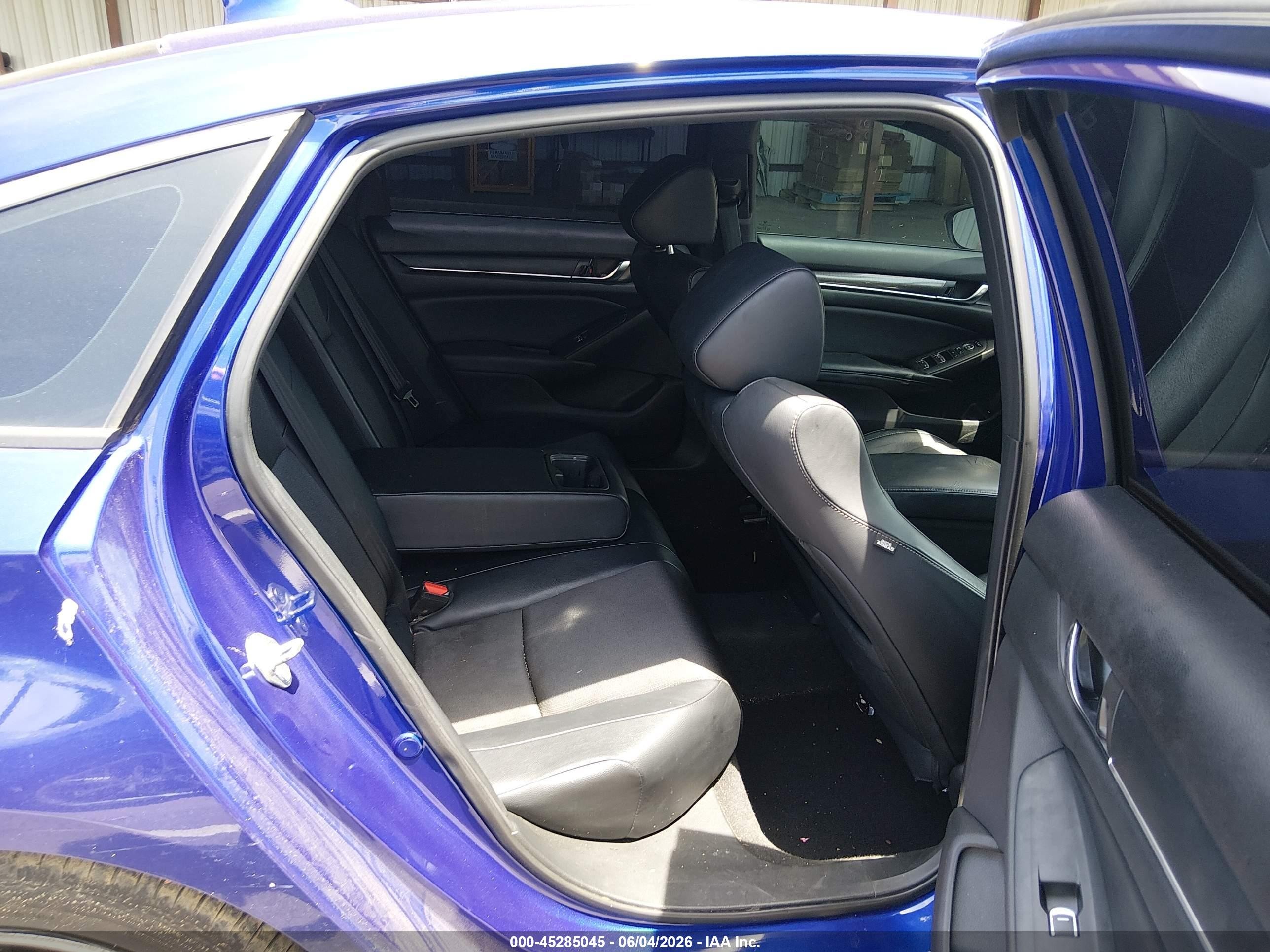 2018 Honda Accord Sport Blue vin: 1HGCV1F37JA214261