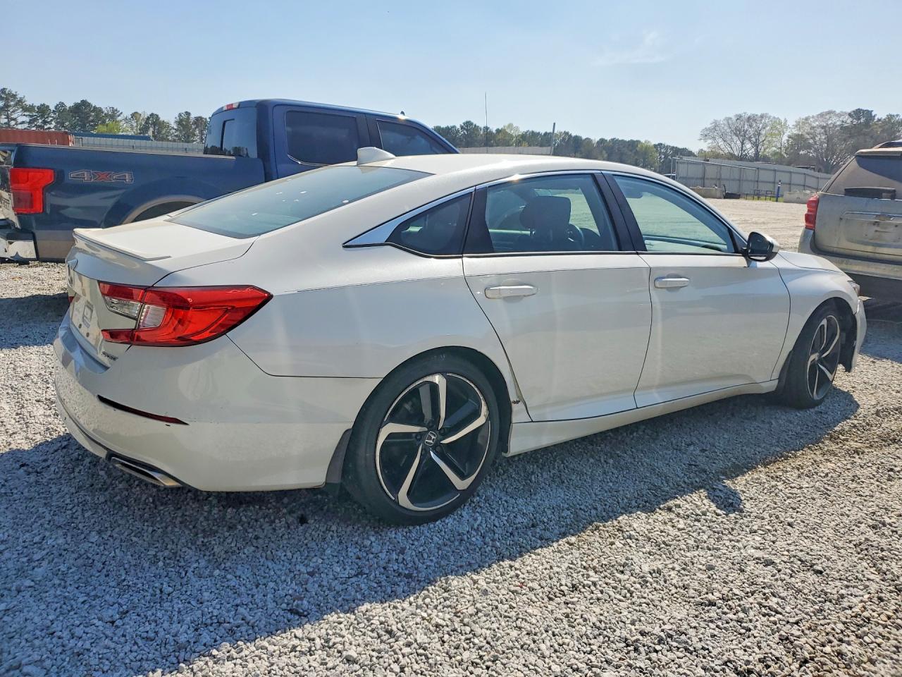 2019 Honda Accord Sport Белый vin: 1HGCV1F37KA016393
