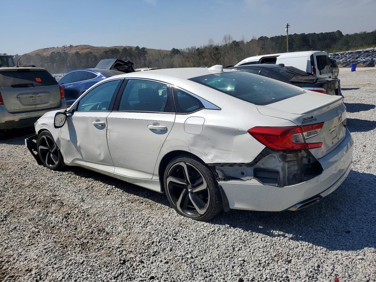 2019 Honda Accord Sport Белый vin: 1HGCV1F37KA016393