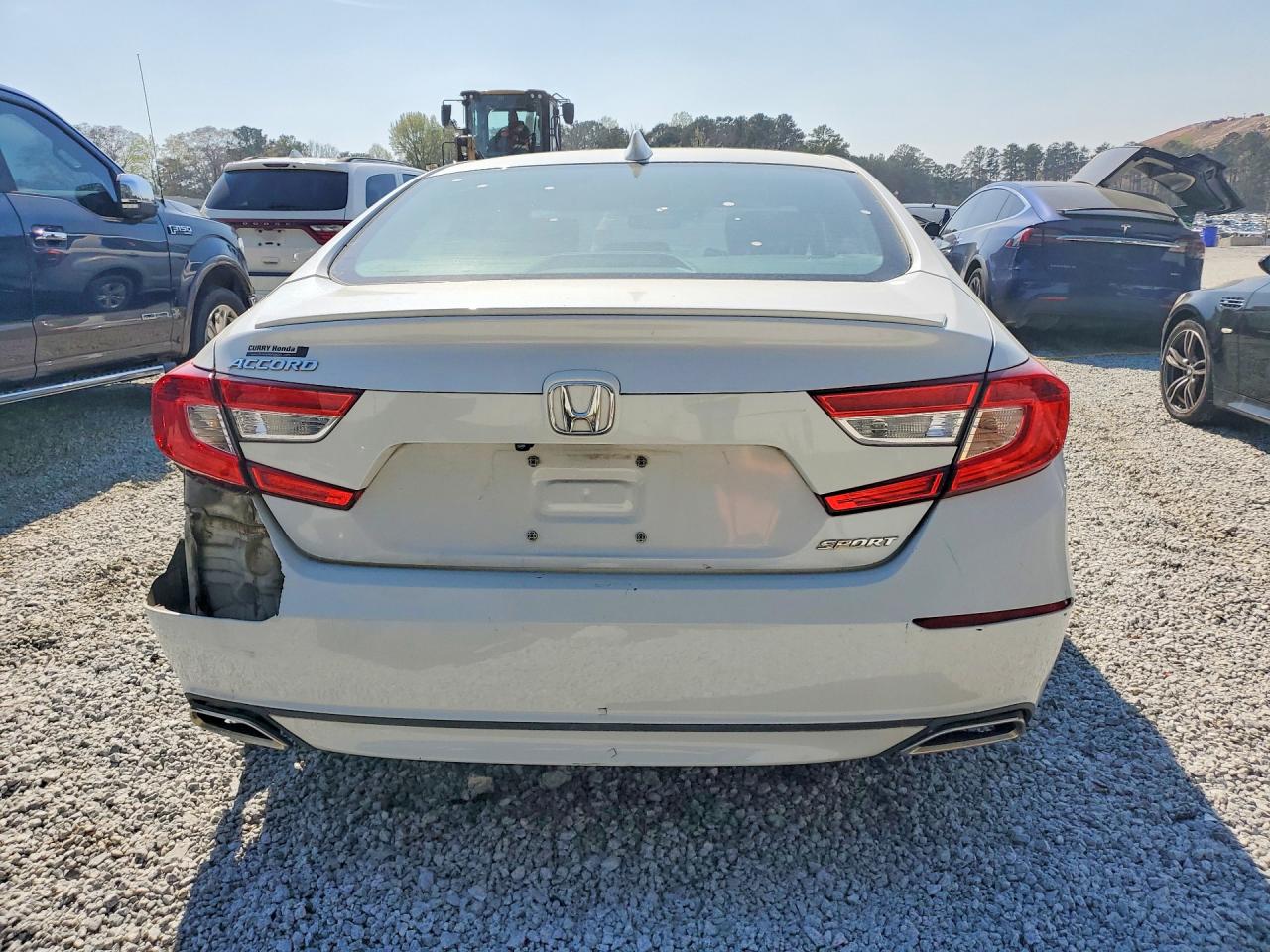 2019 Honda Accord Sport Белый vin: 1HGCV1F37KA016393