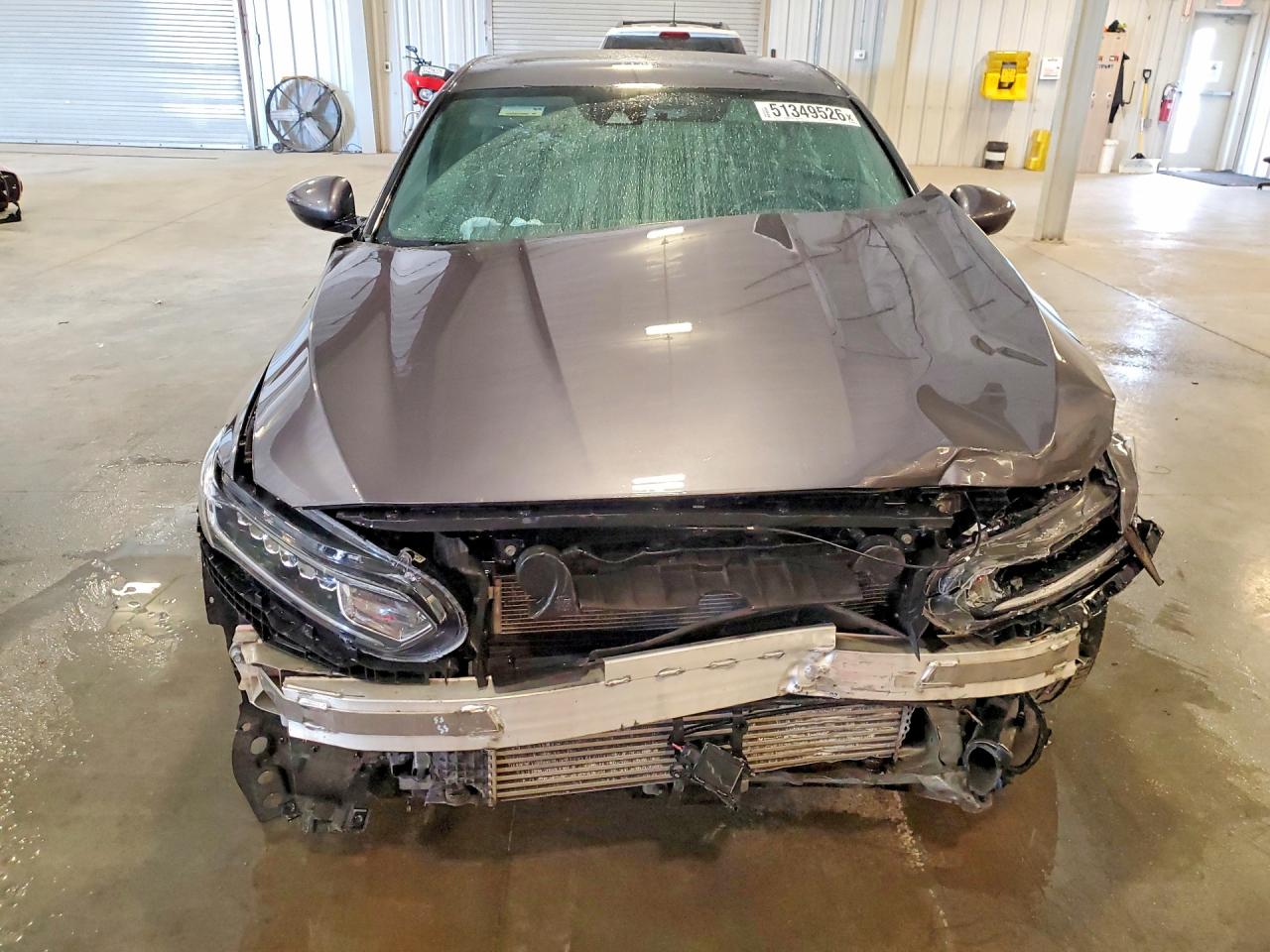 2019 Honda Accord Sport Gray vin: 1HGCV1F37KA061415