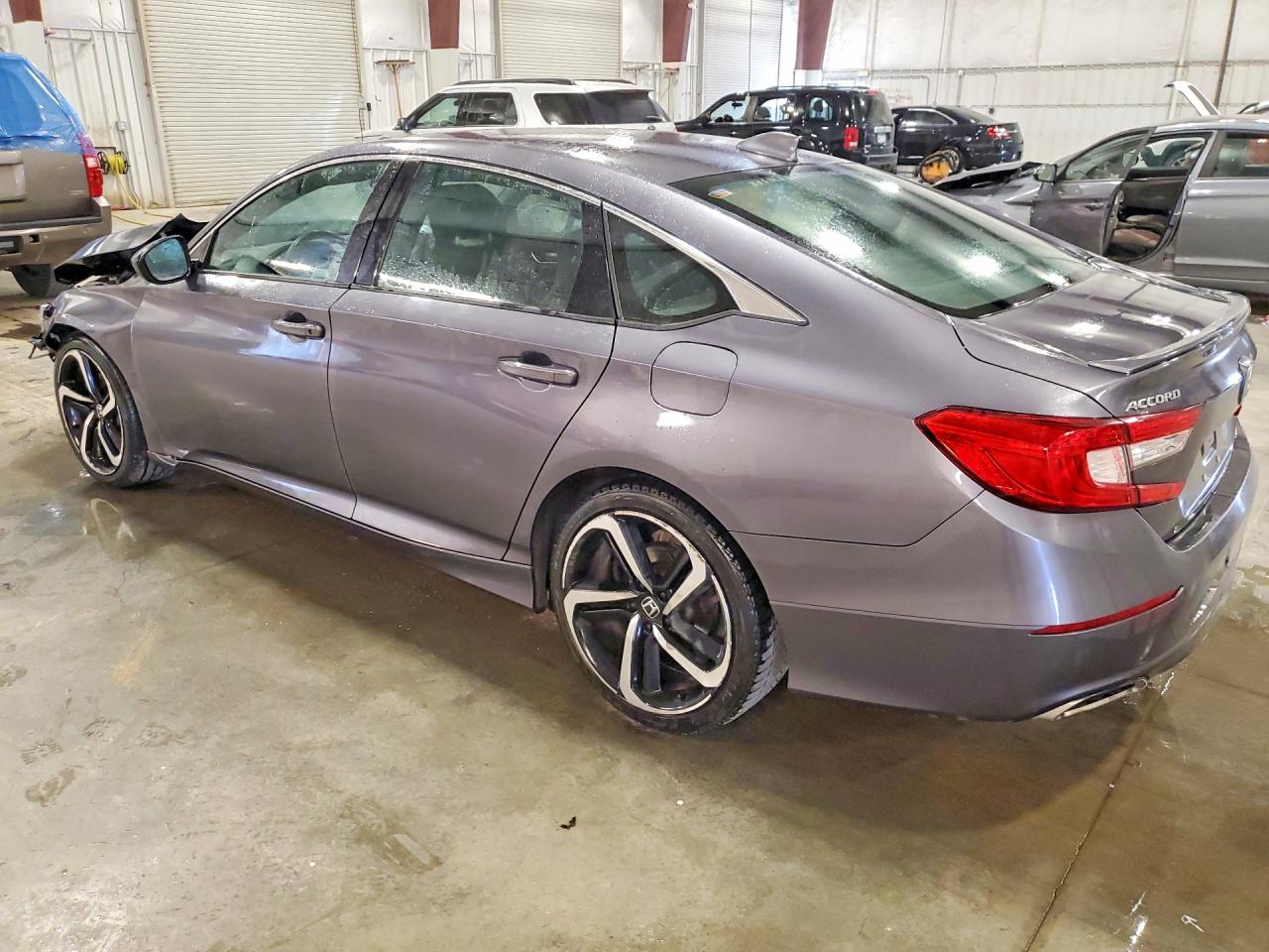 2019 Honda Accord Sport Gray vin: 1HGCV1F37KA061415
