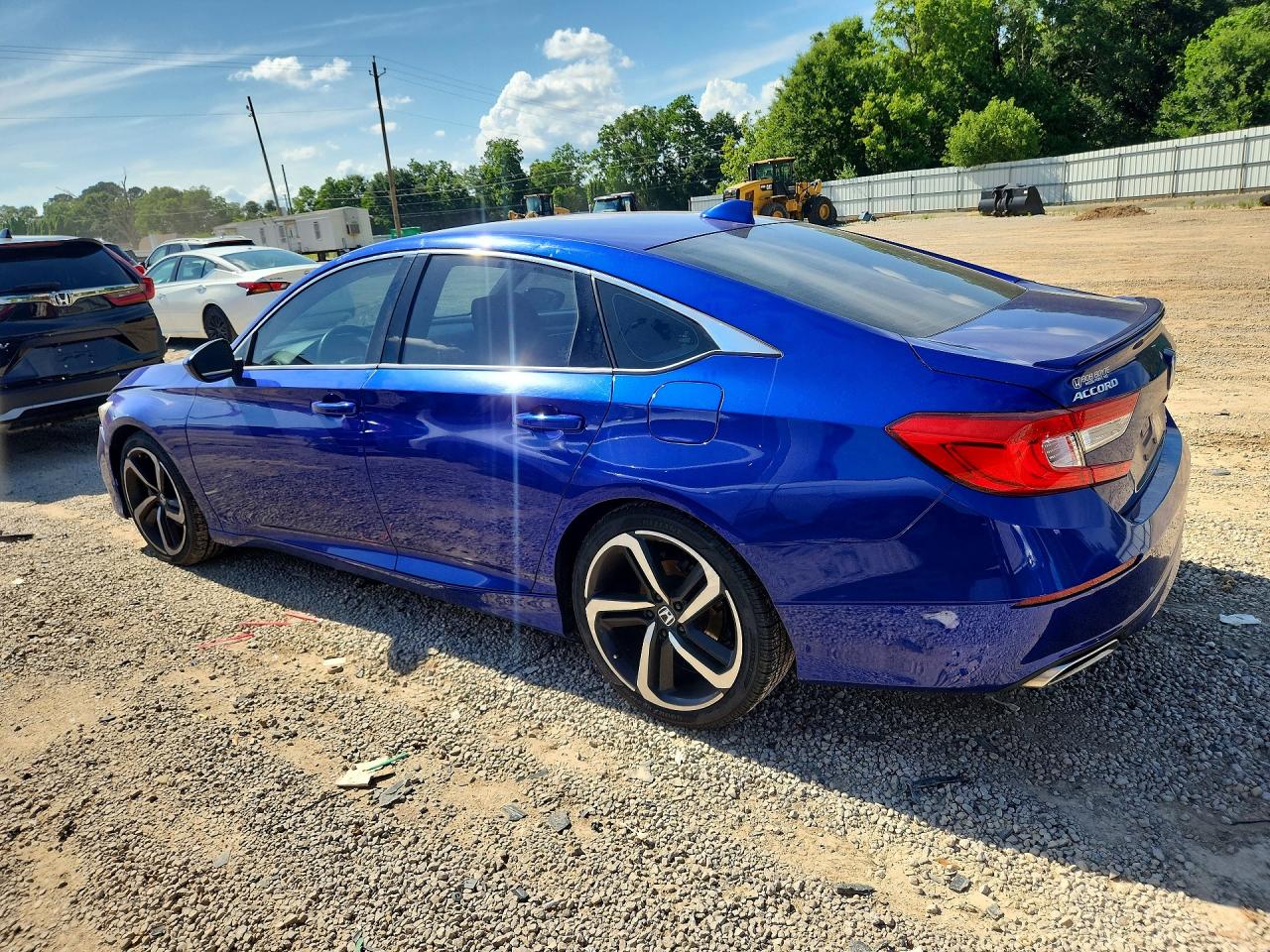 2019 Honda Accord Sport Blue vin: 1HGCV1F37KA101038