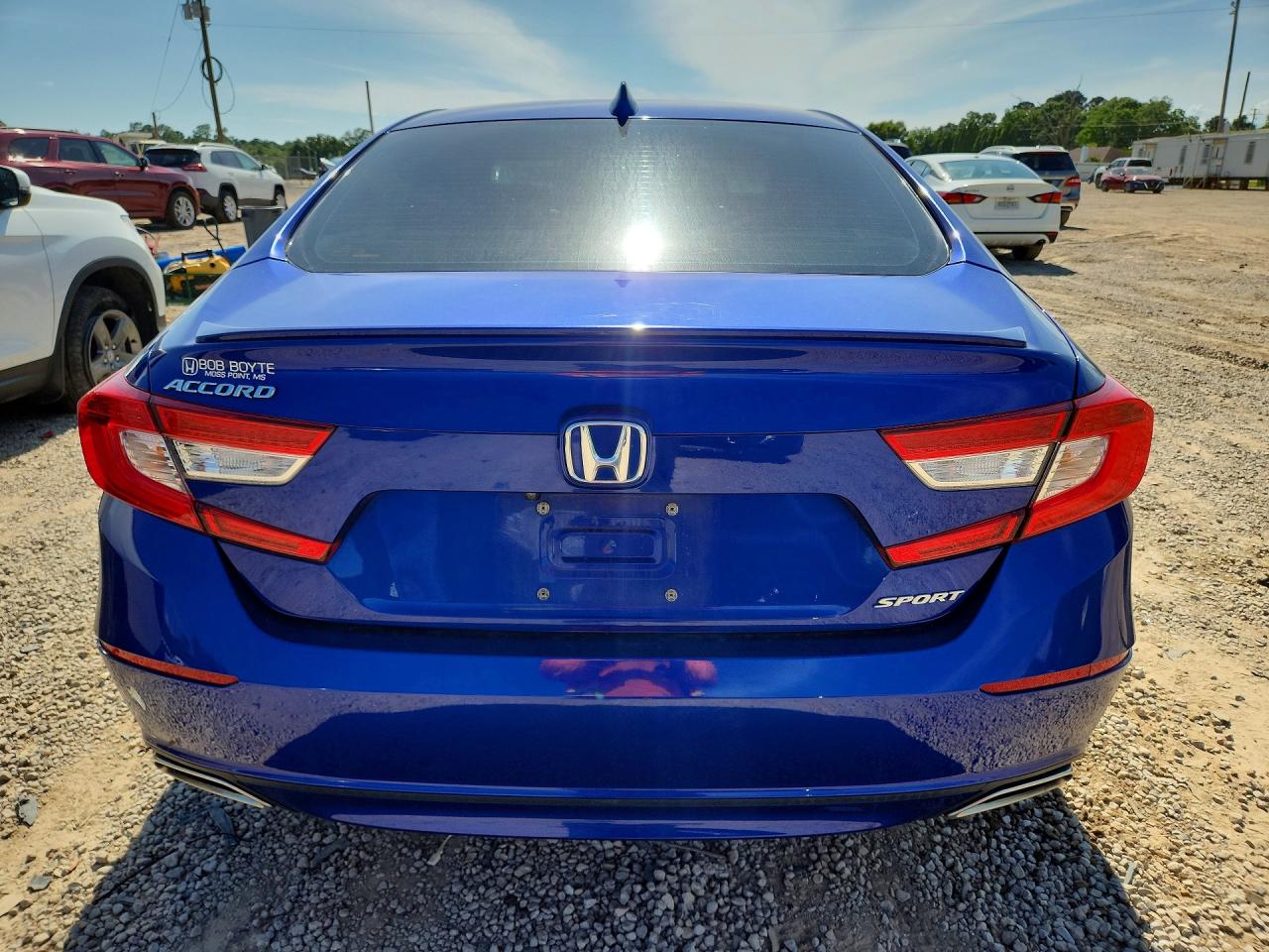 2019 Honda Accord Sport Blue vin: 1HGCV1F37KA101038