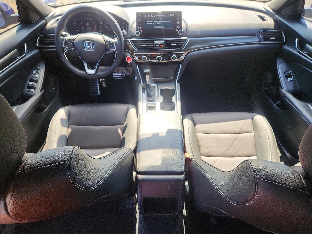 2019 Honda Accord Sport Blue vin: 1HGCV1F37KA101038