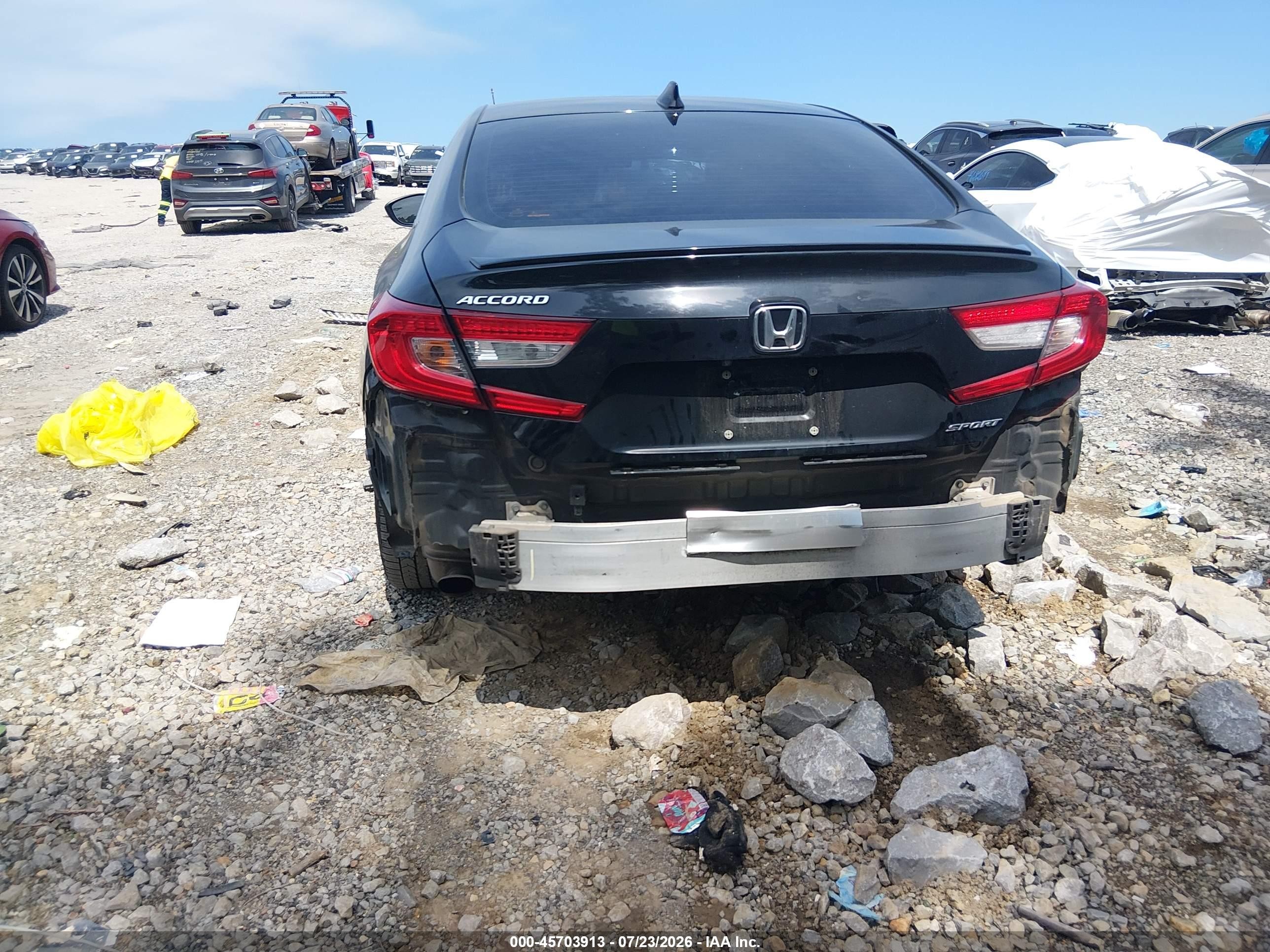 2019 Honda Accord Sport Black vin: 1HGCV1F37KA149798