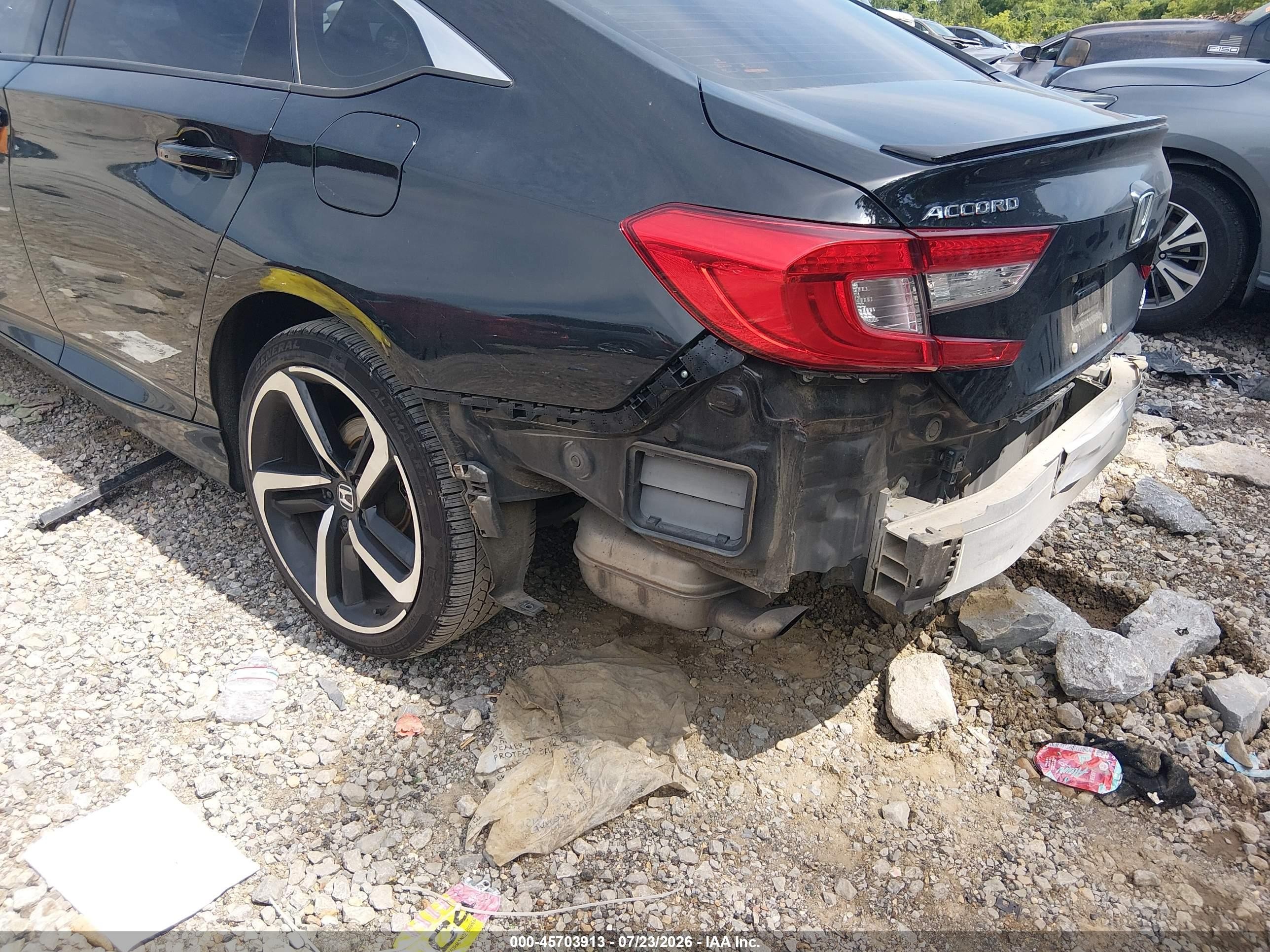 2019 Honda Accord Sport Black vin: 1HGCV1F37KA149798