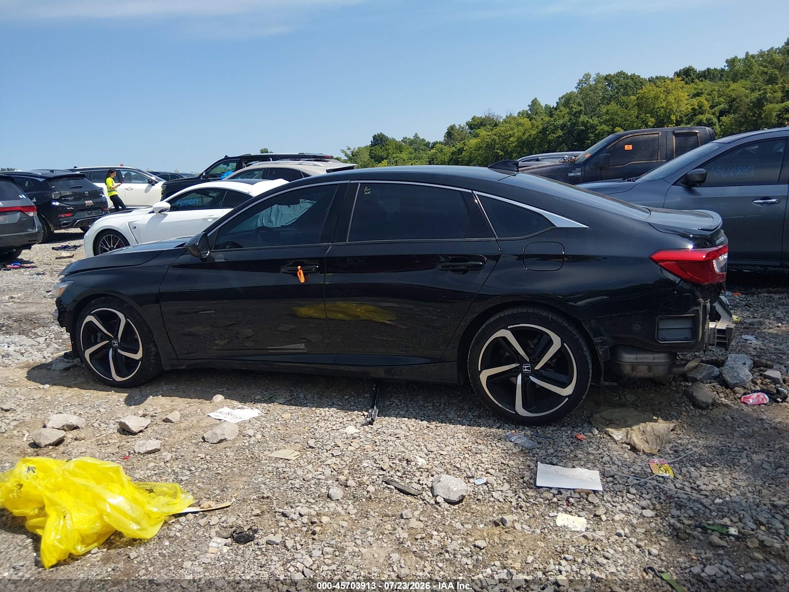 2019 Honda Accord Sport Black vin: 1HGCV1F37KA149798