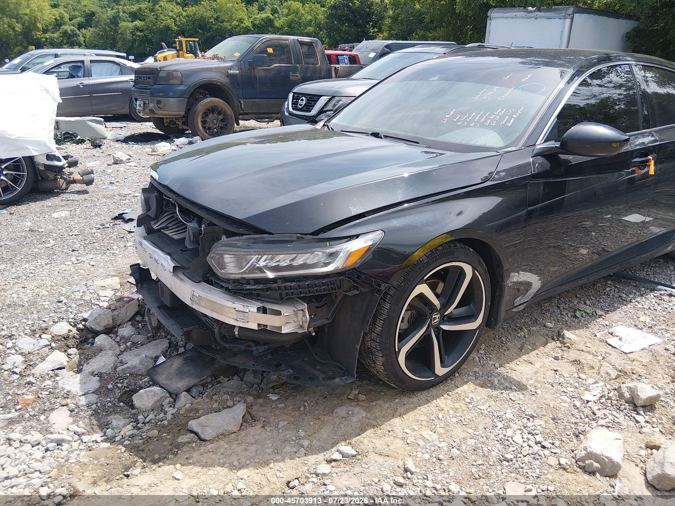 2019 Honda Accord Sport Black vin: 1HGCV1F37KA149798