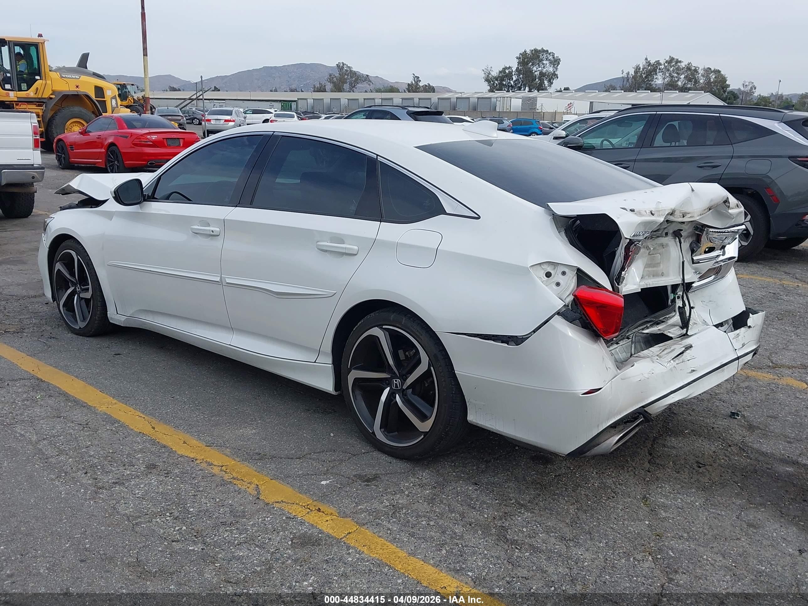2020 Honda Accord Sport White vin: 1HGCV1F37LA130833