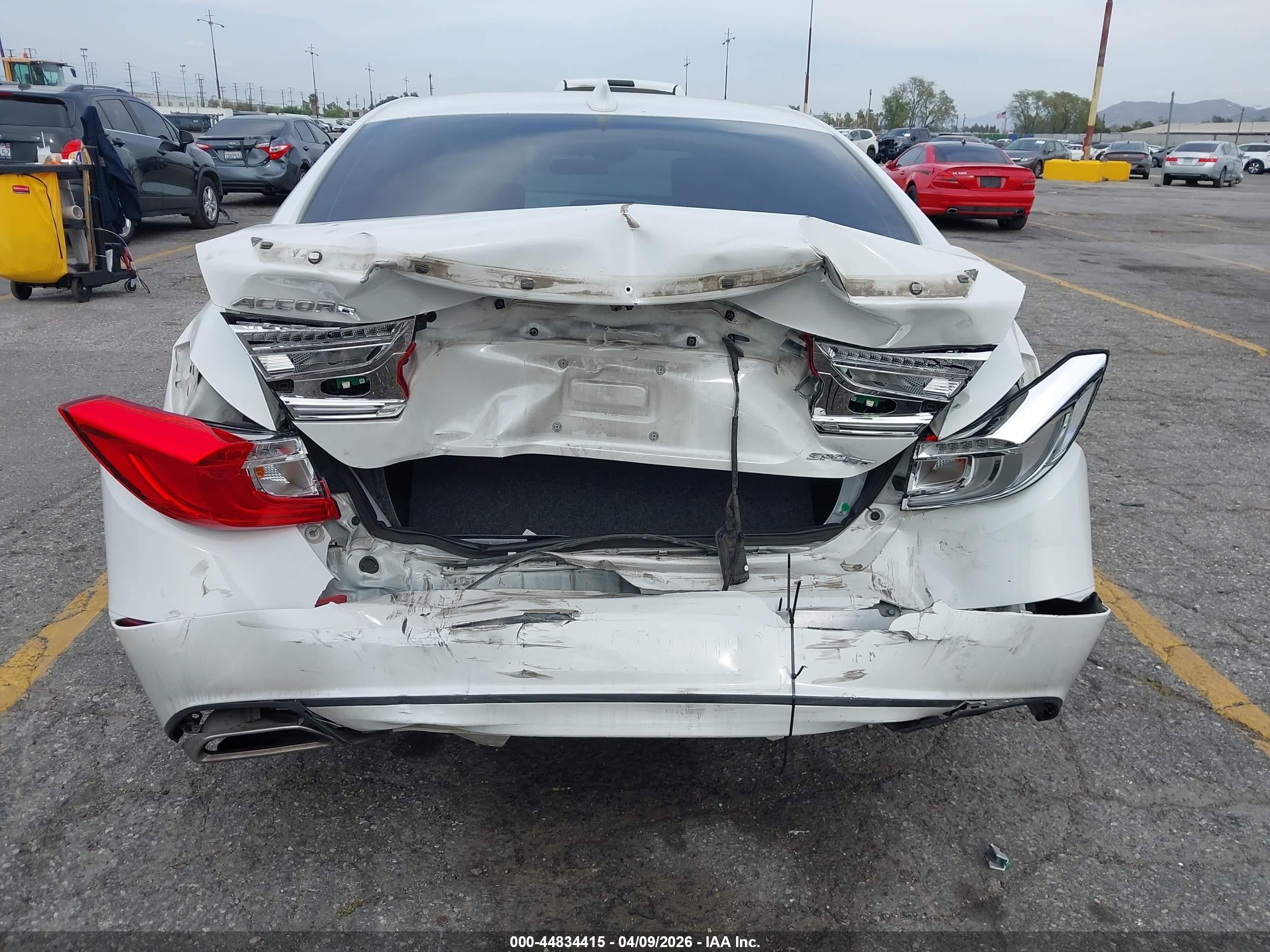 2020 Honda Accord Sport White vin: 1HGCV1F37LA130833