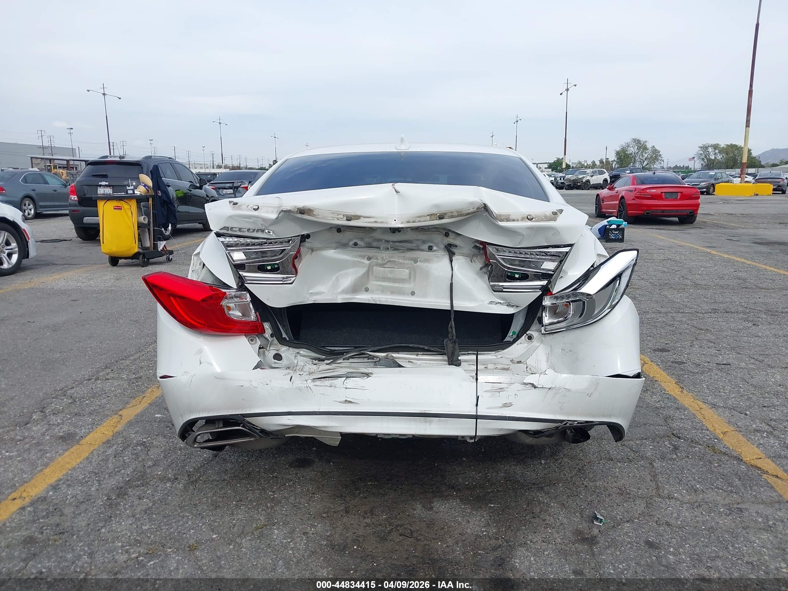 2020 Honda Accord Sport White vin: 1HGCV1F37LA130833