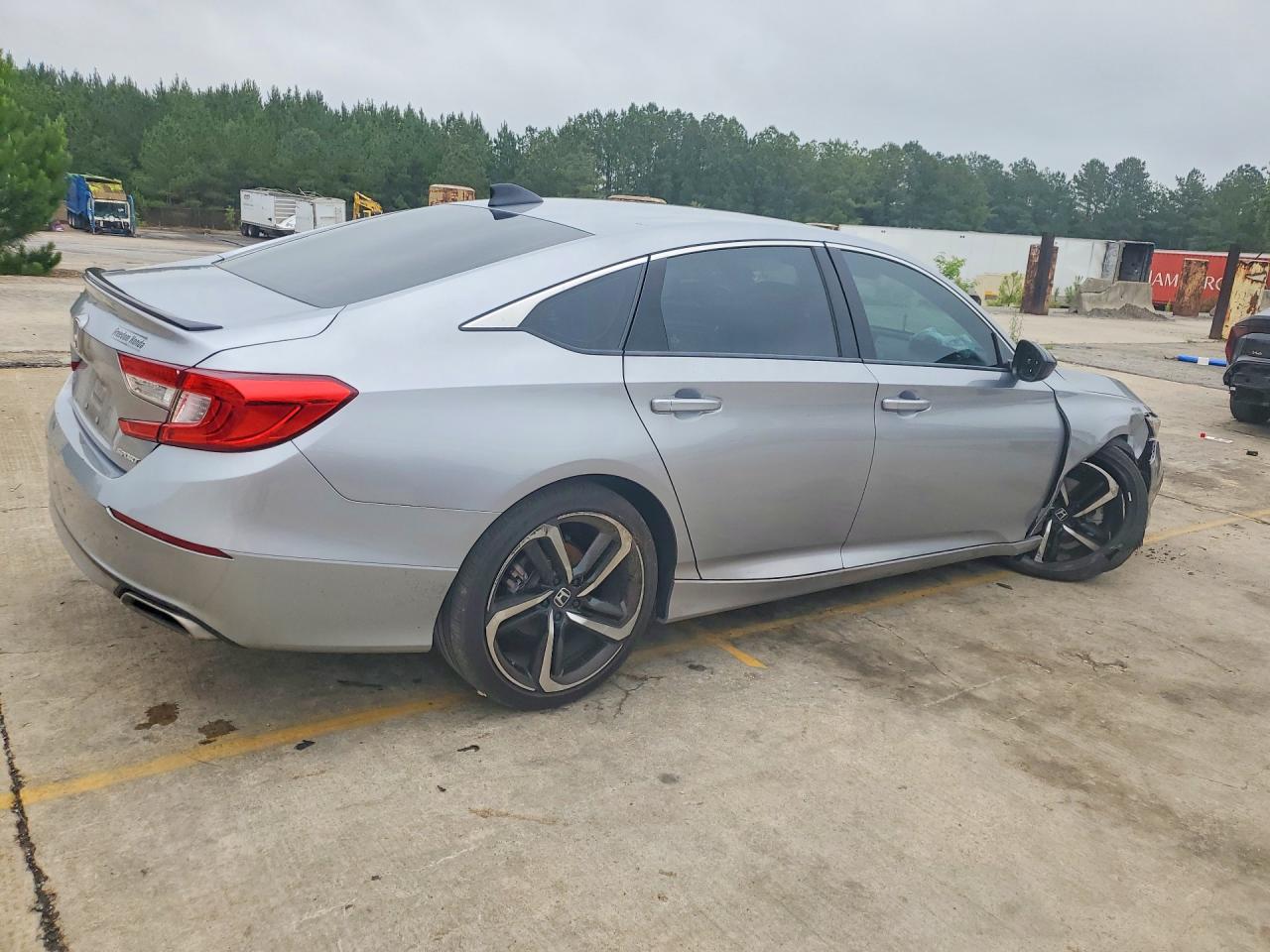 2021 Honda Accord Sport Серебряный vin: 1HGCV1F37MA106596