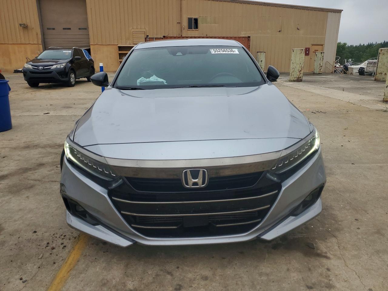 2021 Honda Accord Sport Серебряный vin: 1HGCV1F37MA106596