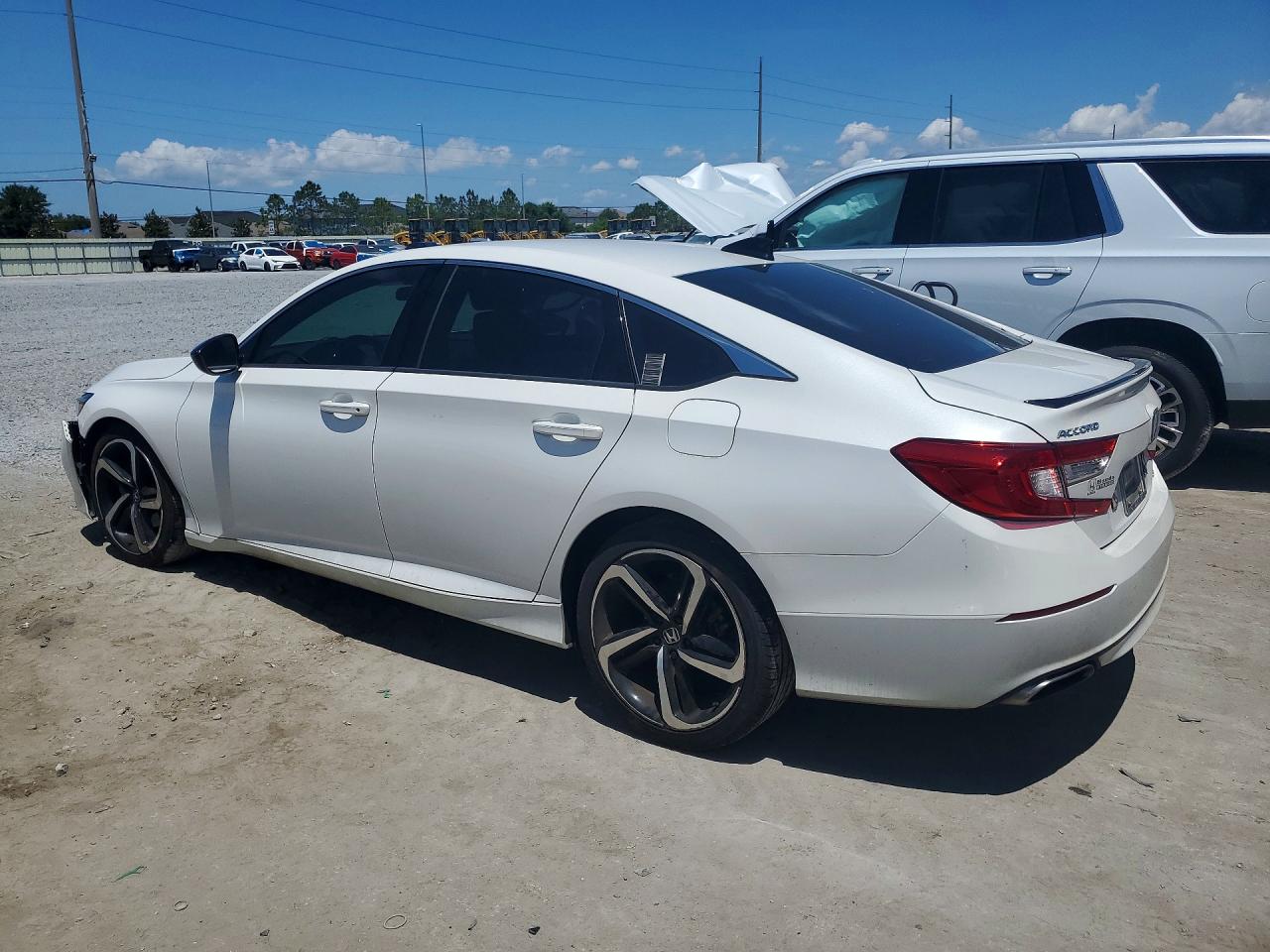 2021 Honda Accord Sport White vin: 1HGCV1F37MA107148