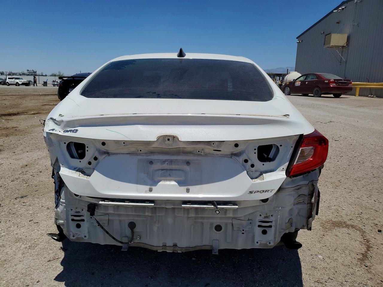 2022 Honda Accord Sport White vin: 1HGCV1F37NA048412