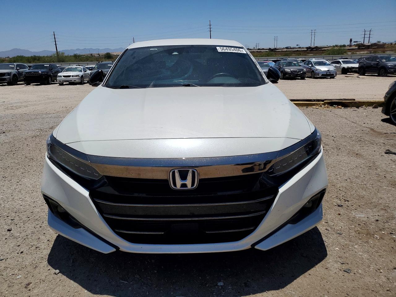 2022 Honda Accord Sport White vin: 1HGCV1F37NA048412