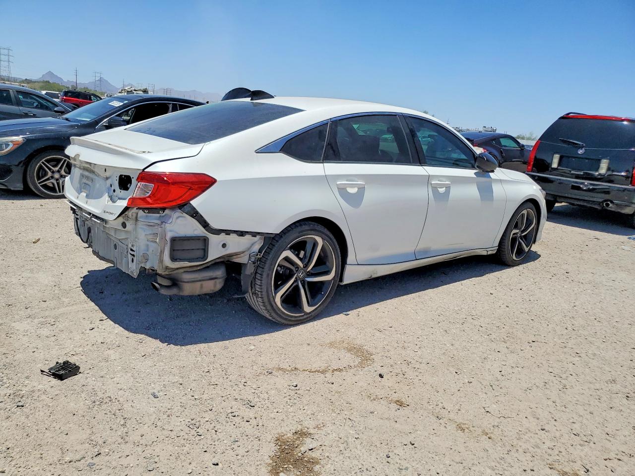 2022 Honda Accord Sport White vin: 1HGCV1F37NA048412