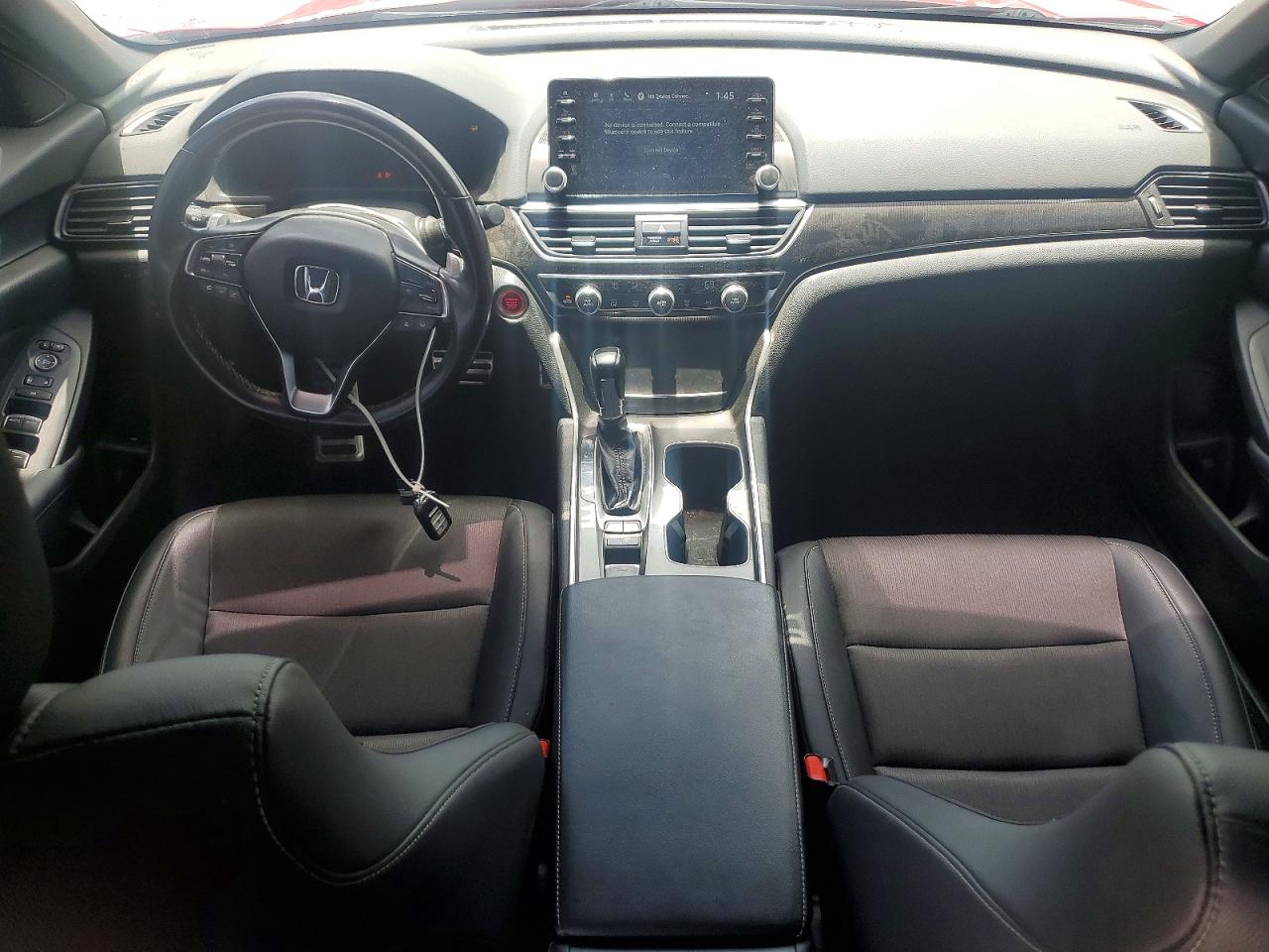 2022 Honda Accord Sport Red vin: 1HGCV1F37NA058714