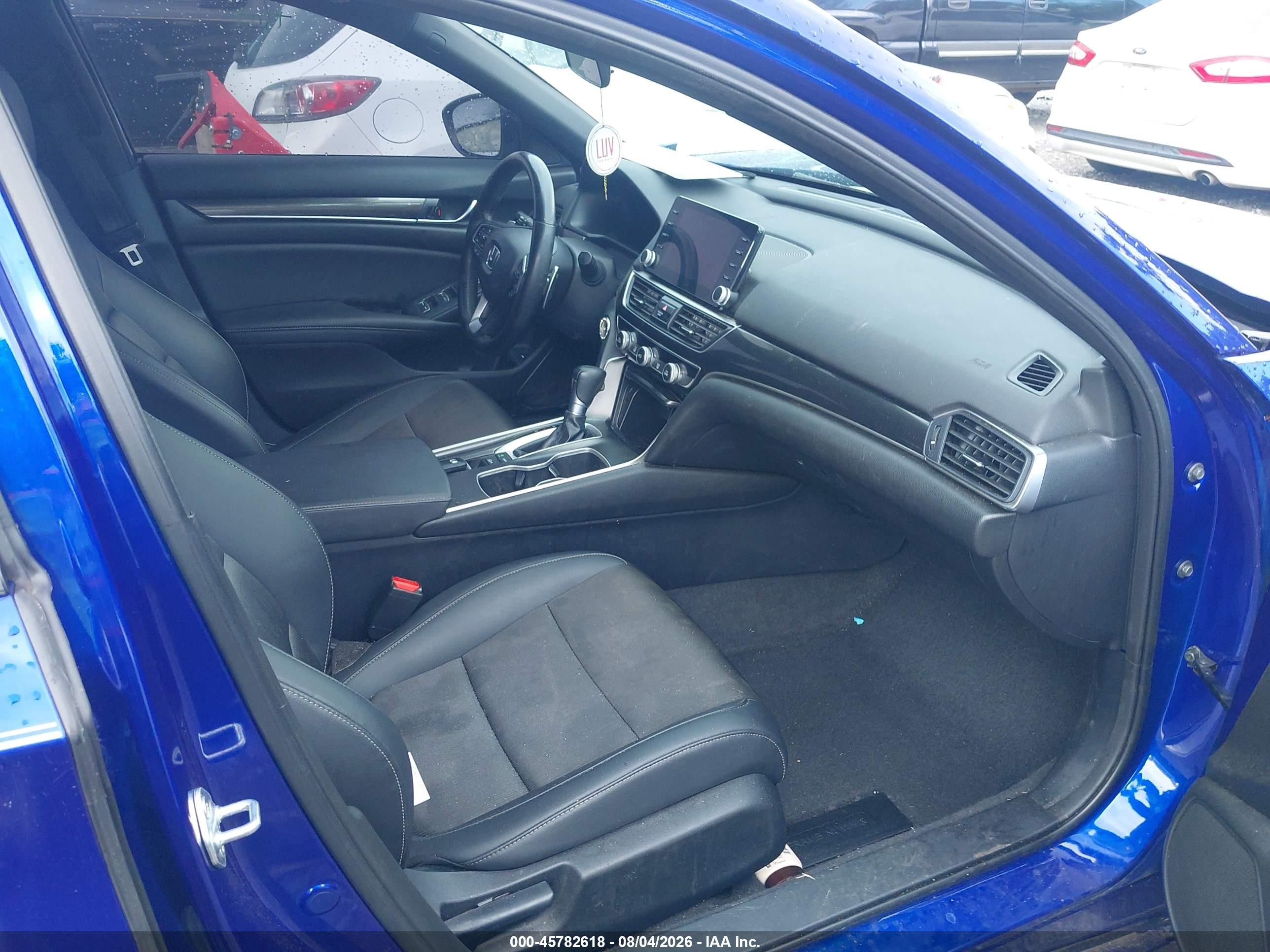 2022 Honda Accord Sport Blue vin: 1HGCV1F37NA089848