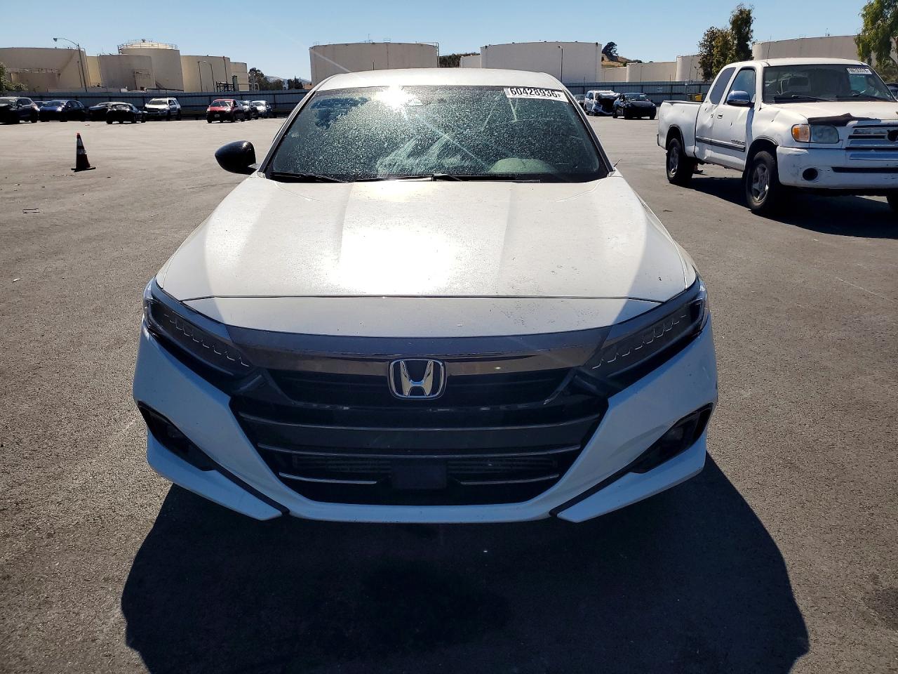2022 Honda Accord Sport Белый vin: 1HGCV1F37NA111007