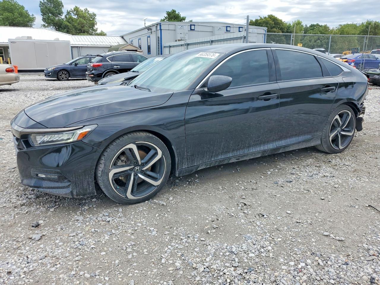 2018 Honda Accord Sport Black vin: 1HGCV1F38JA020497