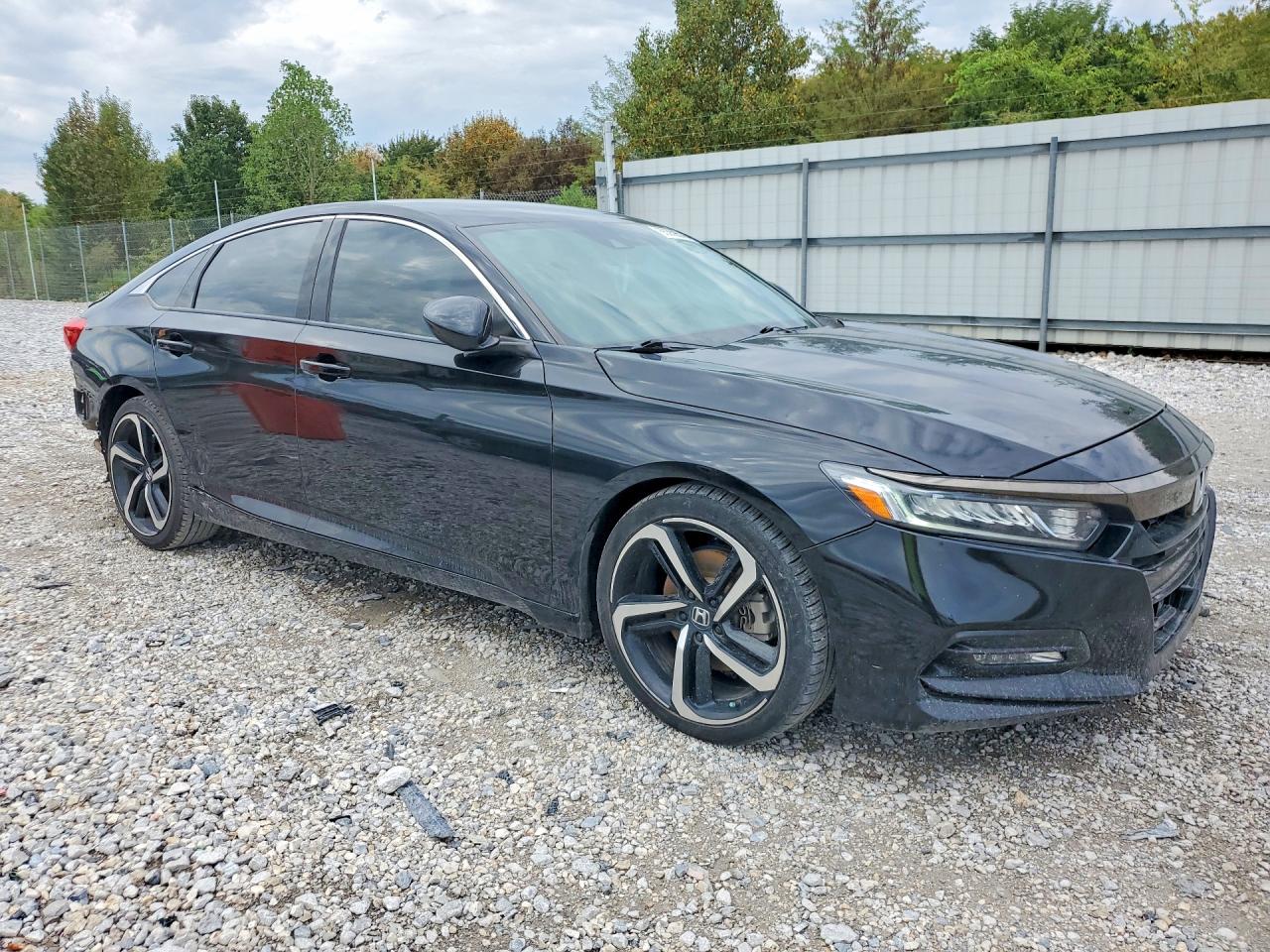 2018 Honda Accord Sport Black vin: 1HGCV1F38JA020497