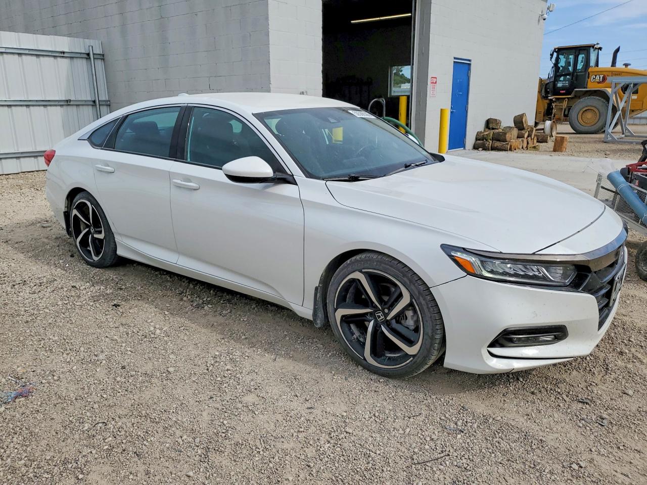 2018 Honda Accord Sport White vin: 1HGCV1F38JA061700