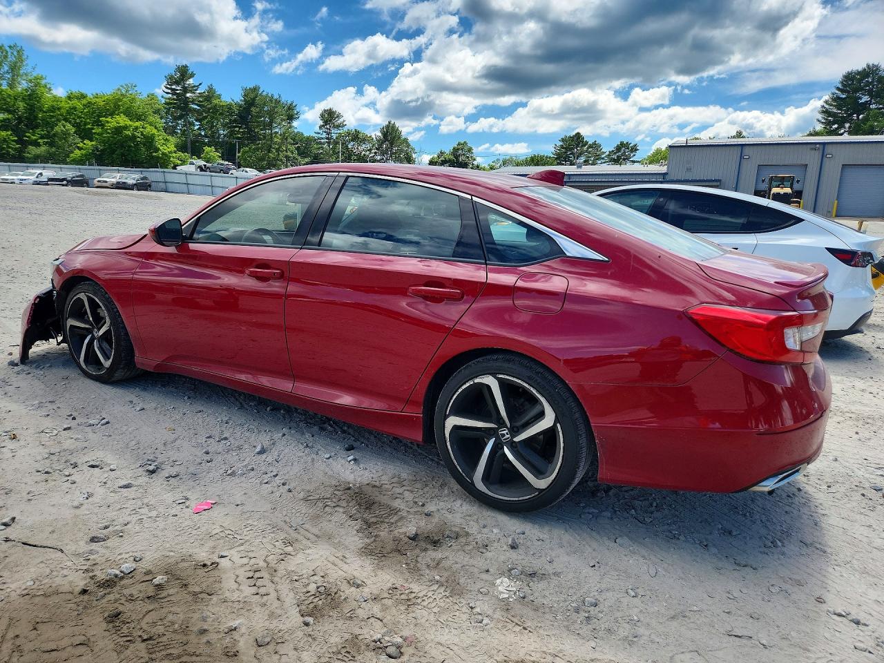 2018 Honda Accord Sport Красный vin: 1HGCV1F38JA091280