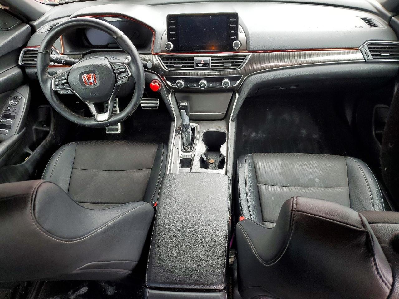 2019 Honda Accord Sport Red vin: 1HGCV1F38KA051170
