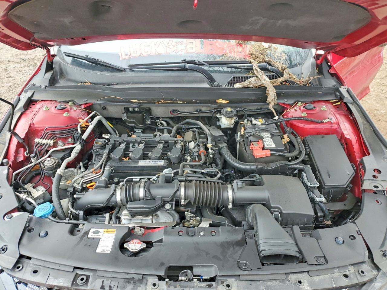 2019 Honda Accord Sport Red vin: 1HGCV1F38KA051170