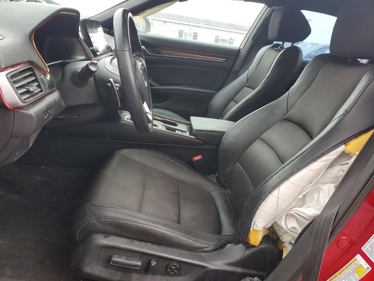 2019 Honda Accord Sport Red vin: 1HGCV1F38KA051170