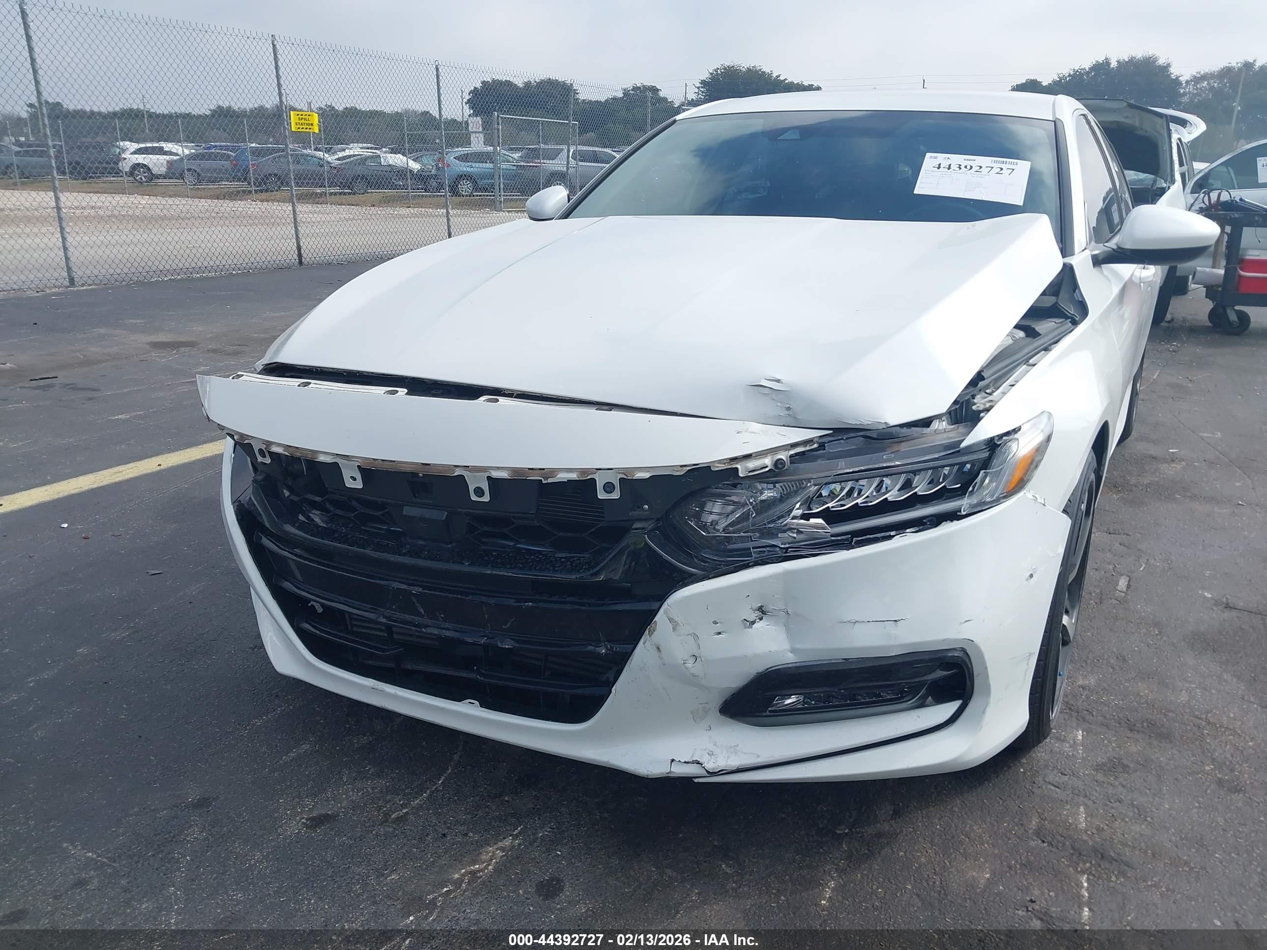 2019 Honda Accord Sport White vin: 1HGCV1F38KA156016