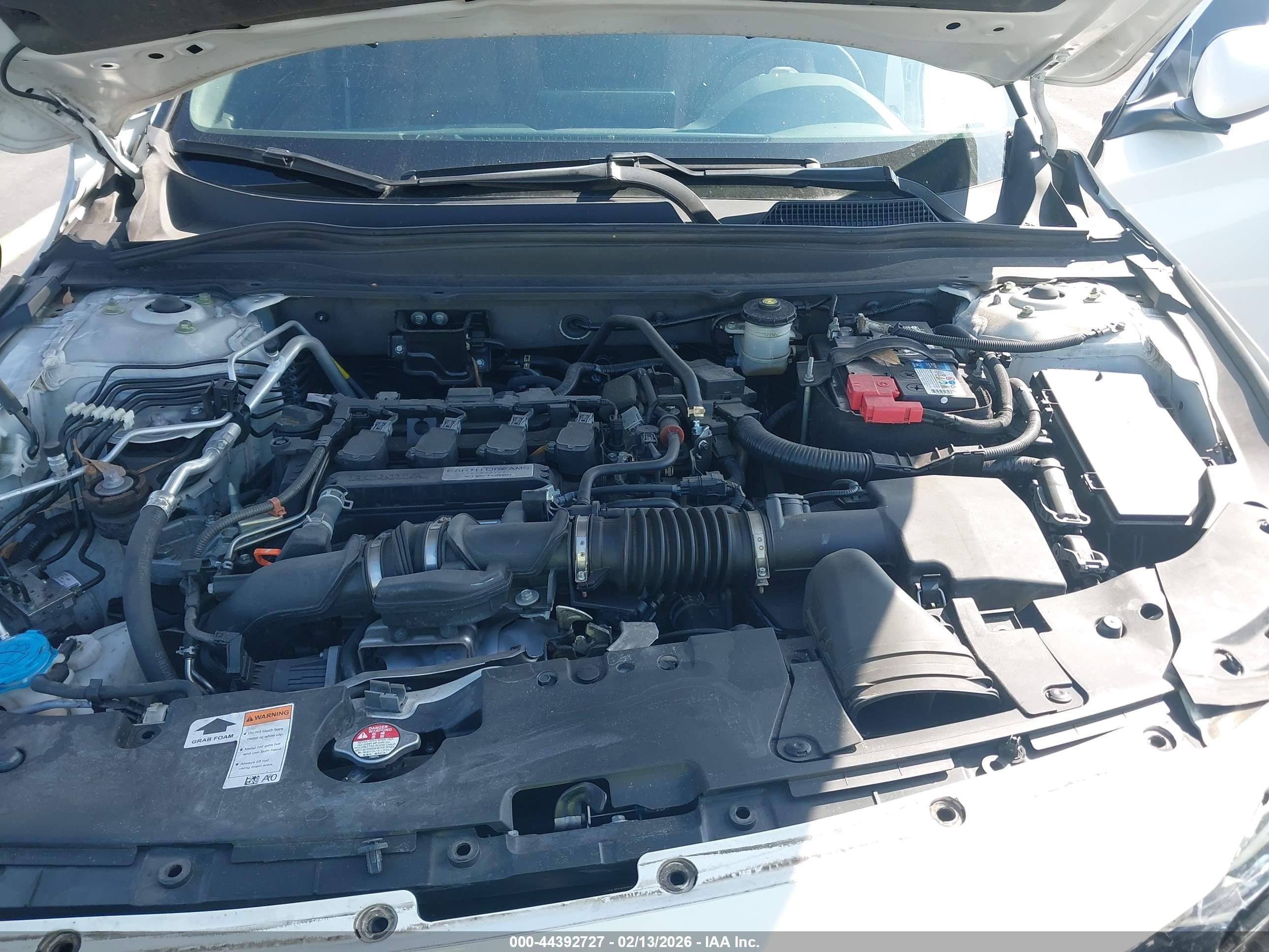 2019 Honda Accord Sport White vin: 1HGCV1F38KA156016