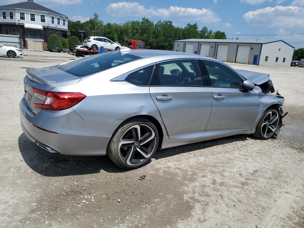 2019 Honda Accord Sport Silver vin: 1HGCV1F38KA170112