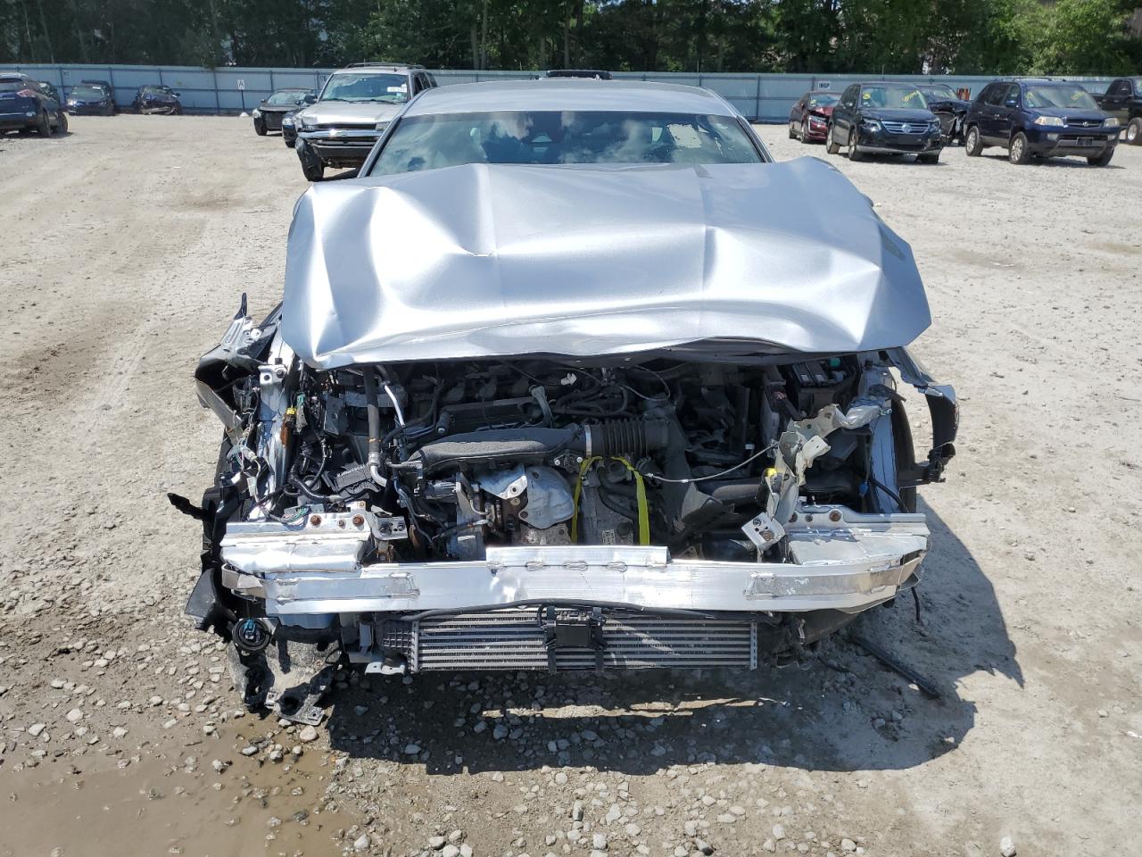2019 Honda Accord Sport Silver vin: 1HGCV1F38KA170112