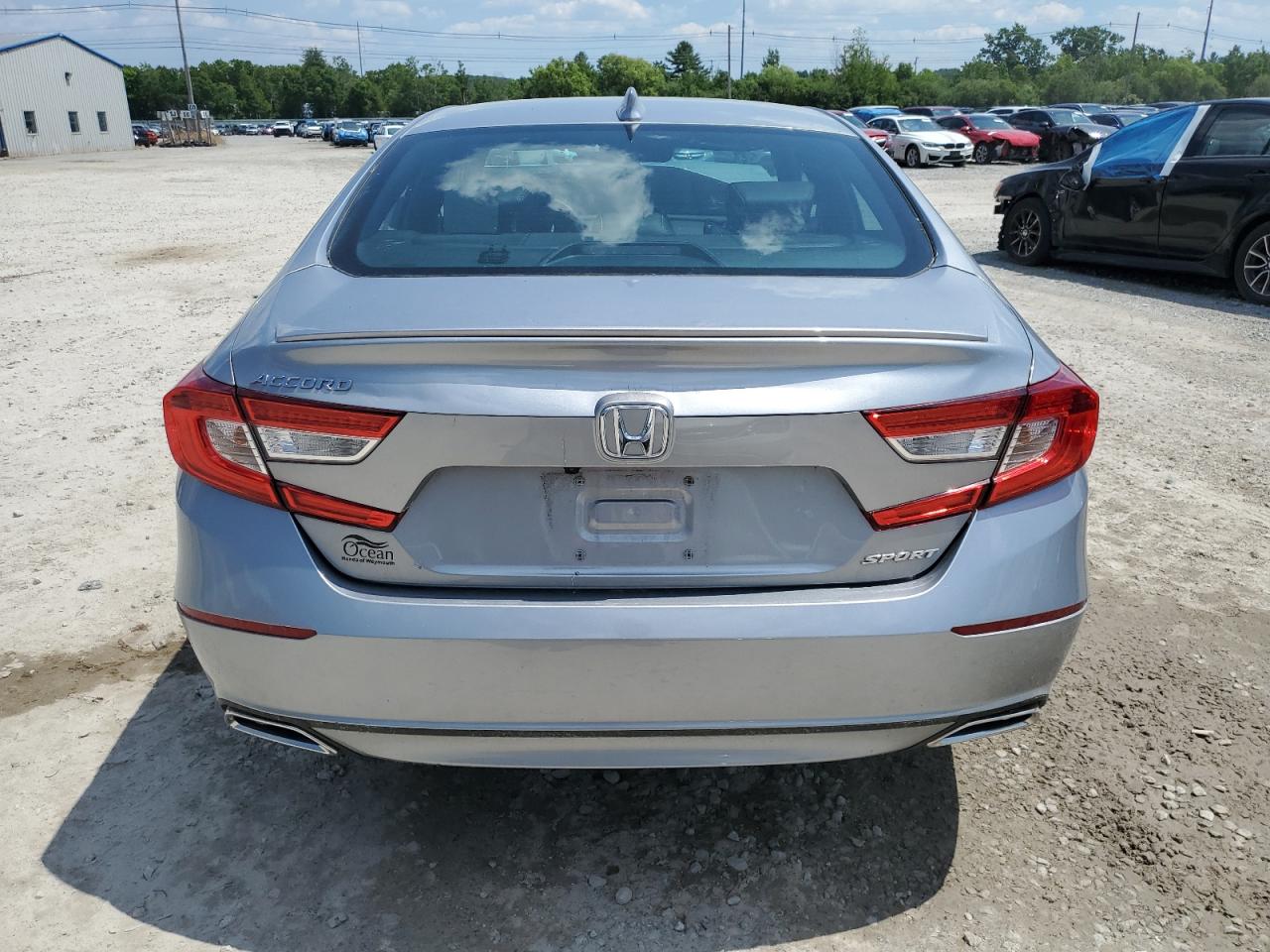 2019 Honda Accord Sport Silver vin: 1HGCV1F38KA170112