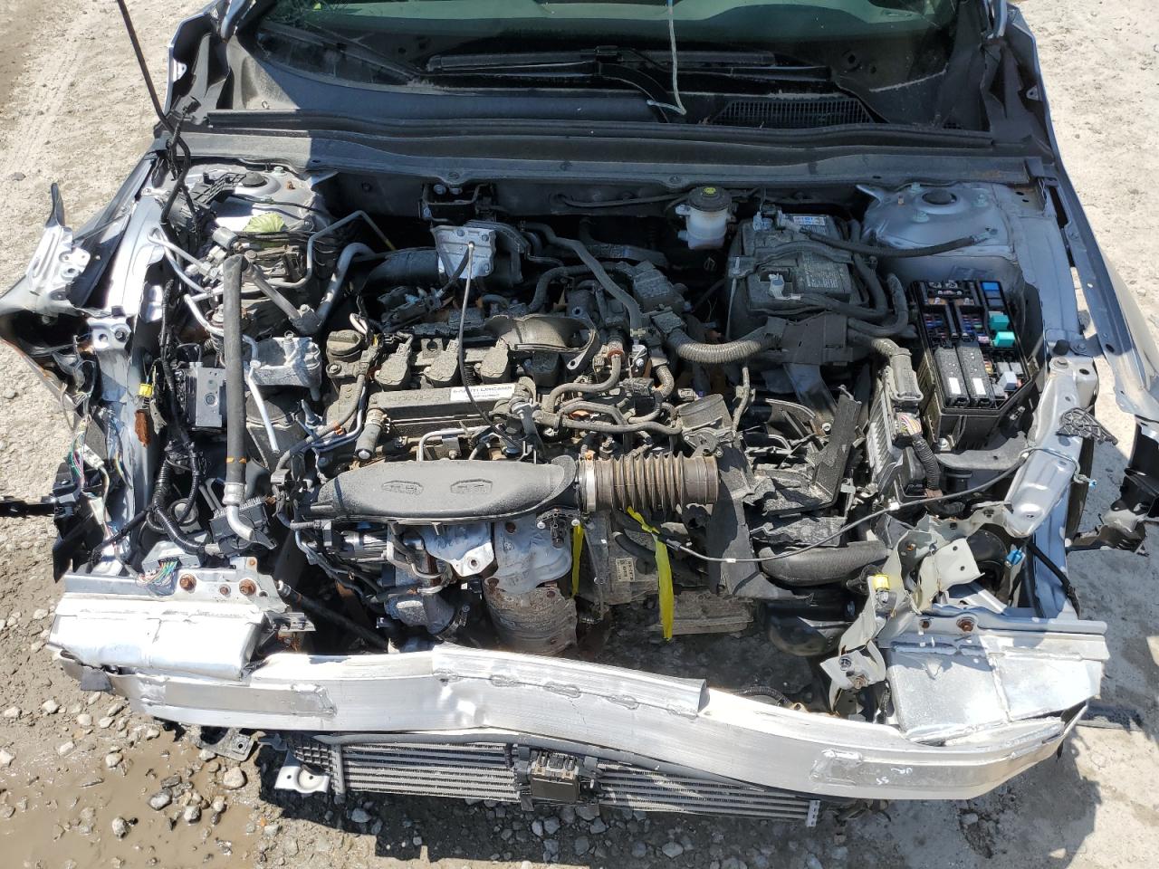 2019 Honda Accord Sport Silver vin: 1HGCV1F38KA170112