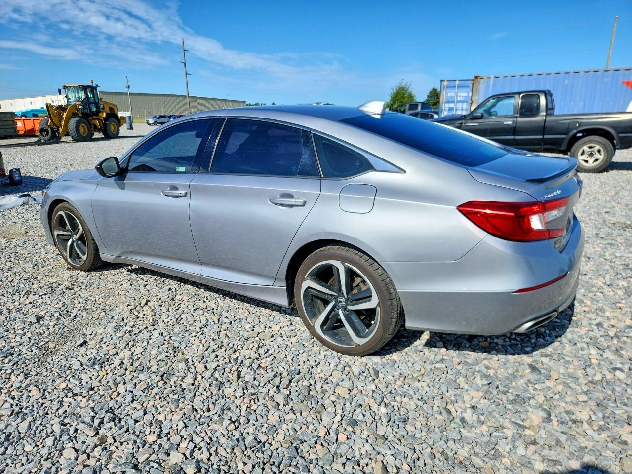 2019 Honda Accord Sport Silver vin: 1HGCV1F38KA170112
