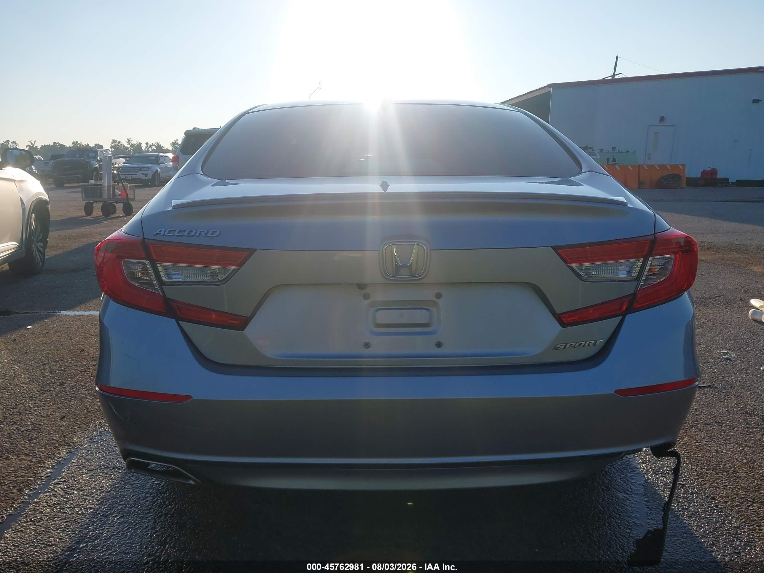 2020 Honda Accord Sport Silver vin: 1HGCV1F38LA006814