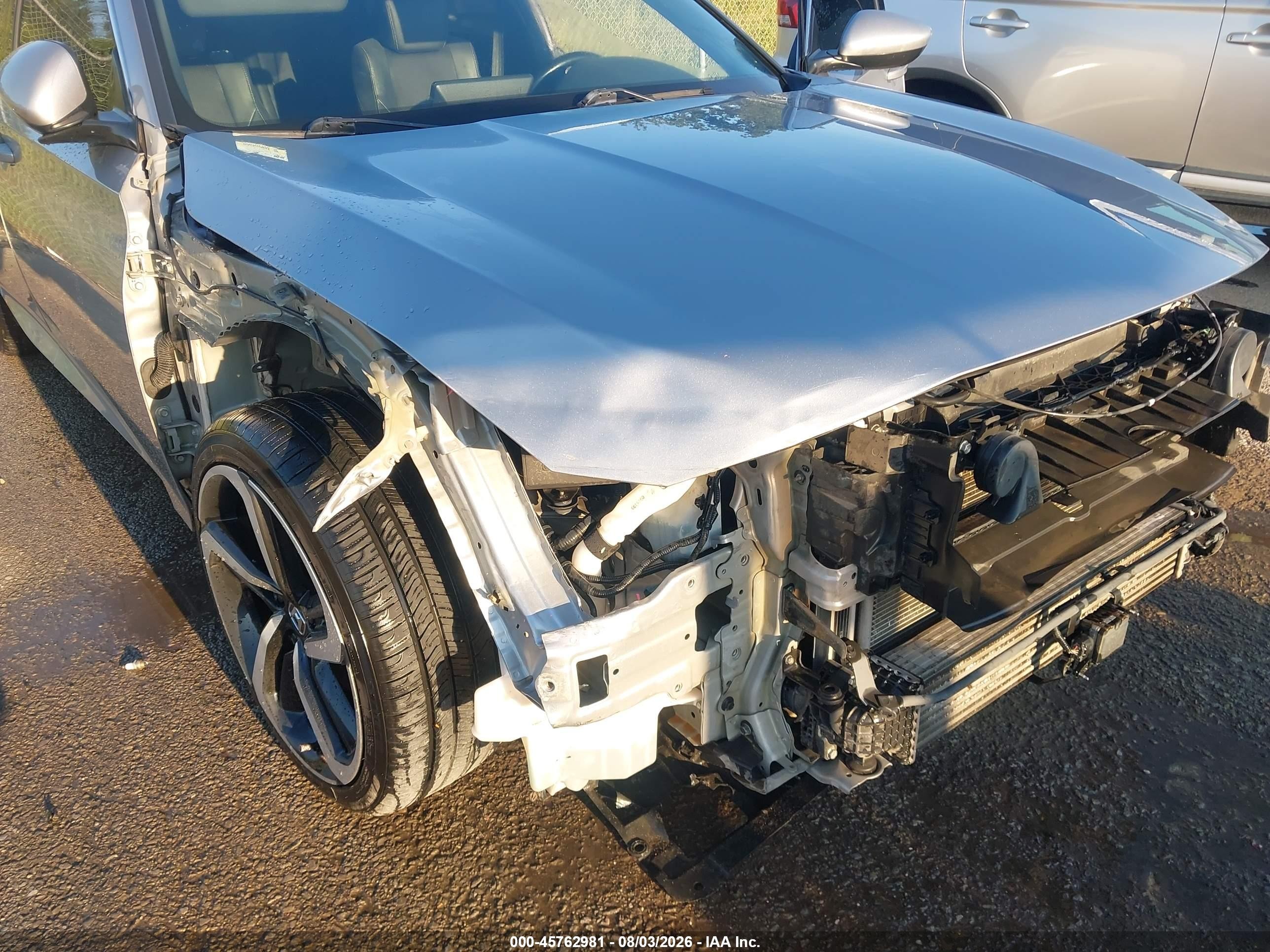2020 Honda Accord Sport Silver vin: 1HGCV1F38LA006814