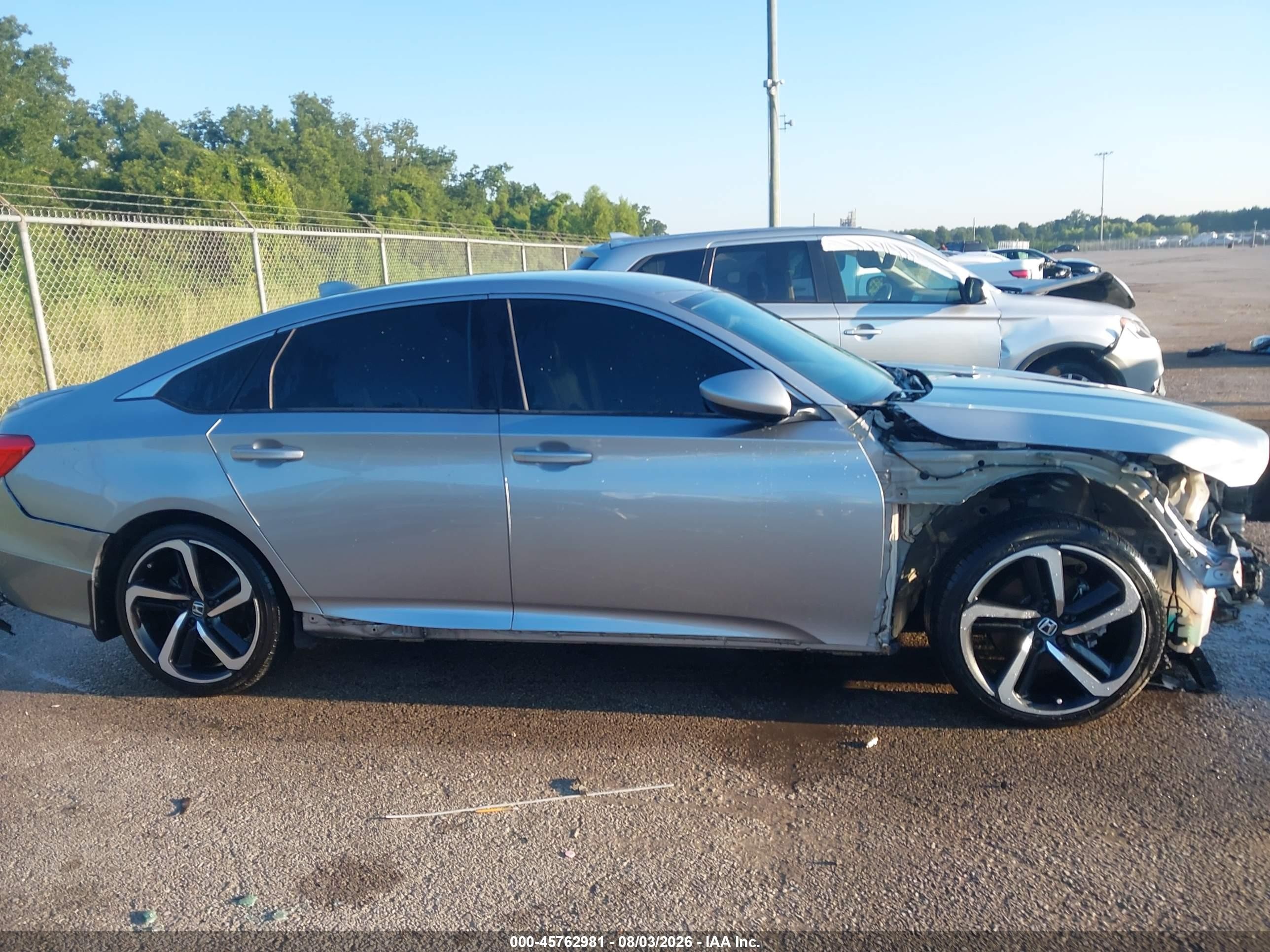 2020 Honda Accord Sport Silver vin: 1HGCV1F38LA006814