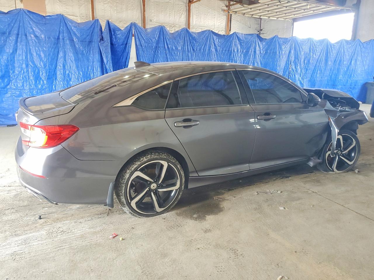 2020 Honda Accord Sport Gray vin: 1HGCV1F38LA091721