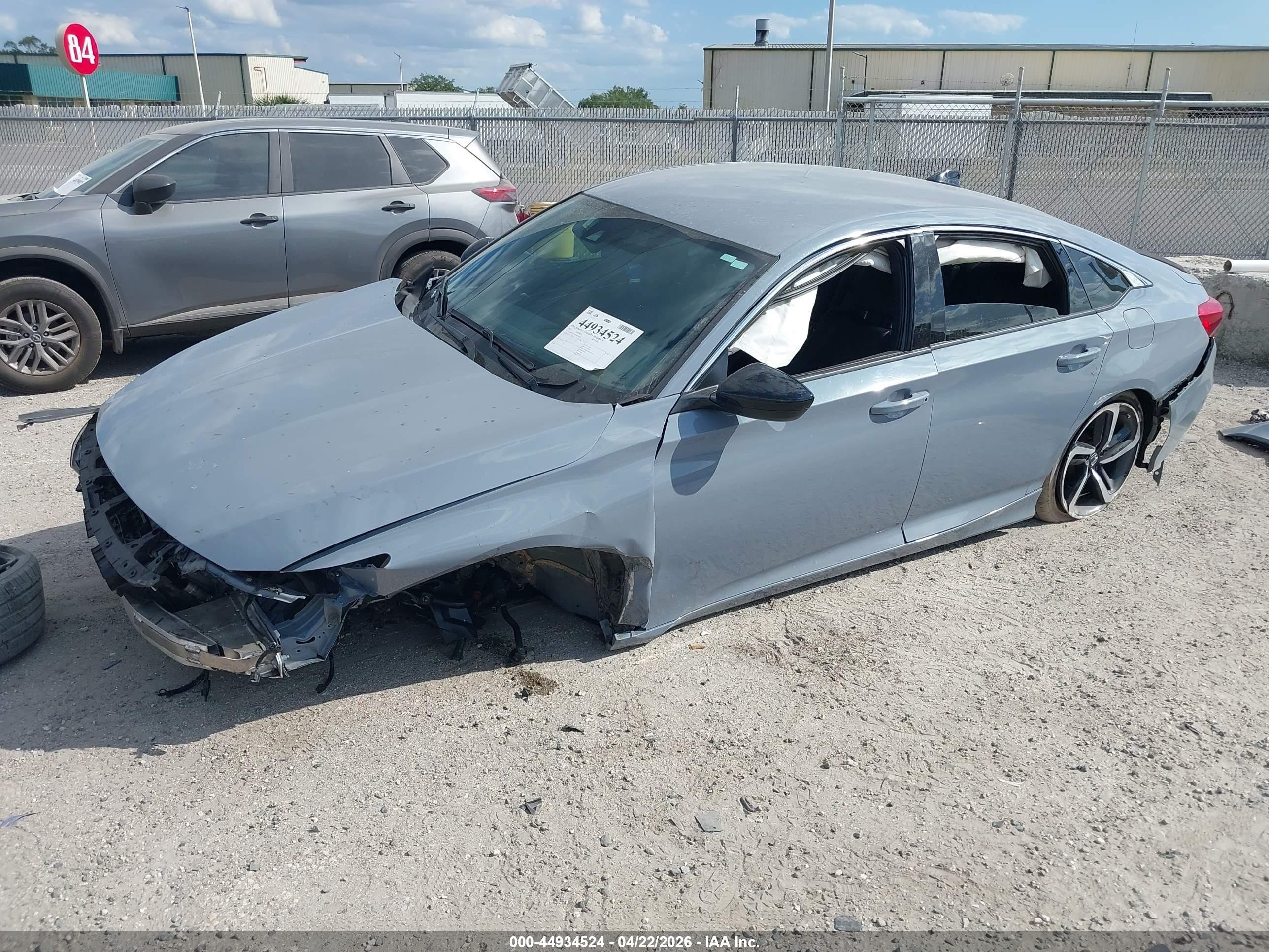 2022 Honda Accord Sport Light Blue vin: 1HGCV1F38NA070239