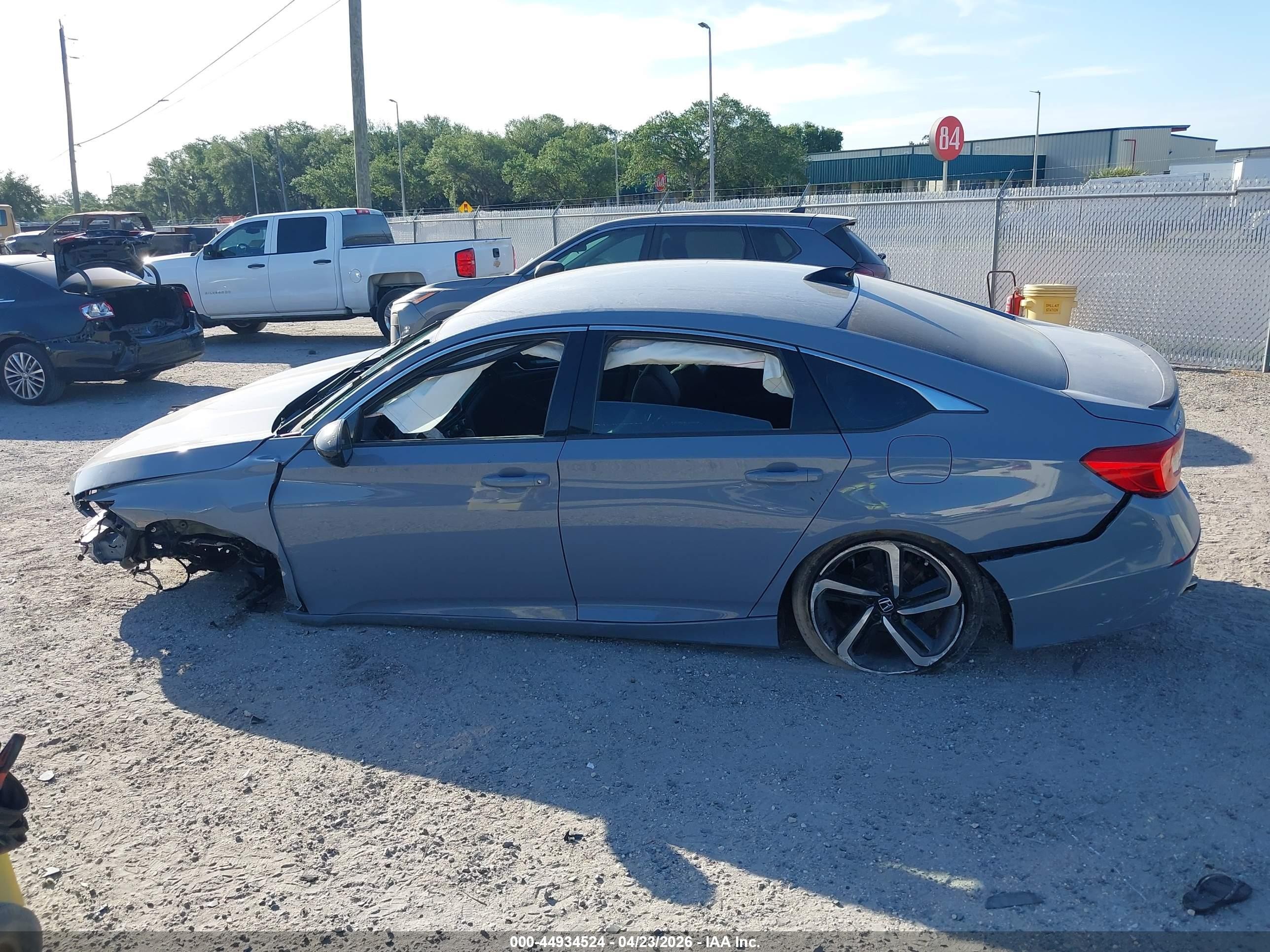 2022 Honda Accord Sport Light Blue vin: 1HGCV1F38NA070239