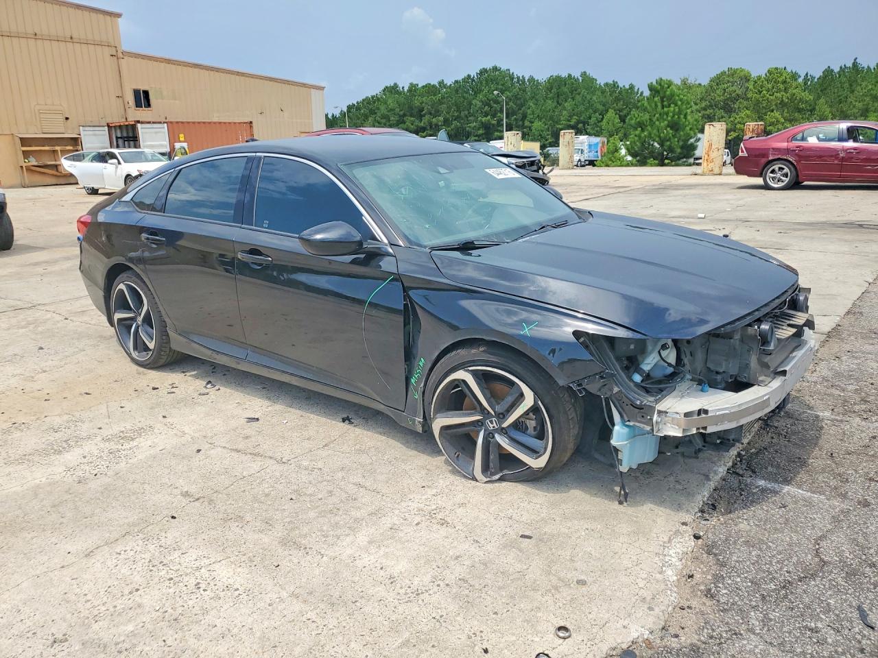 2018 Honda Accord Sport Black vin: 1HGCV1F39JA034652