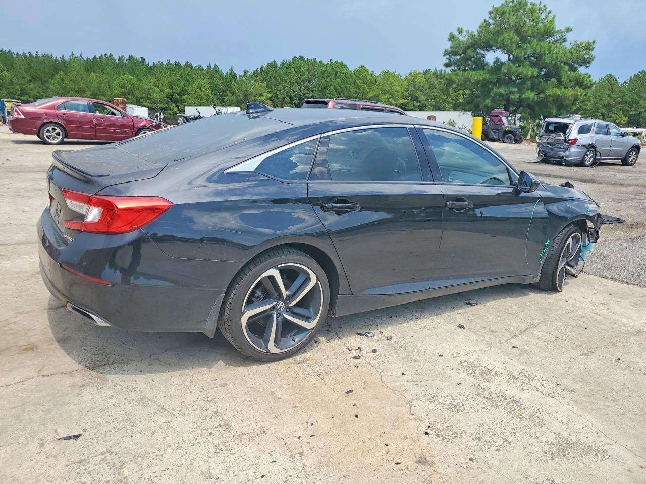 2018 Honda Accord Sport Black vin: 1HGCV1F39JA034652