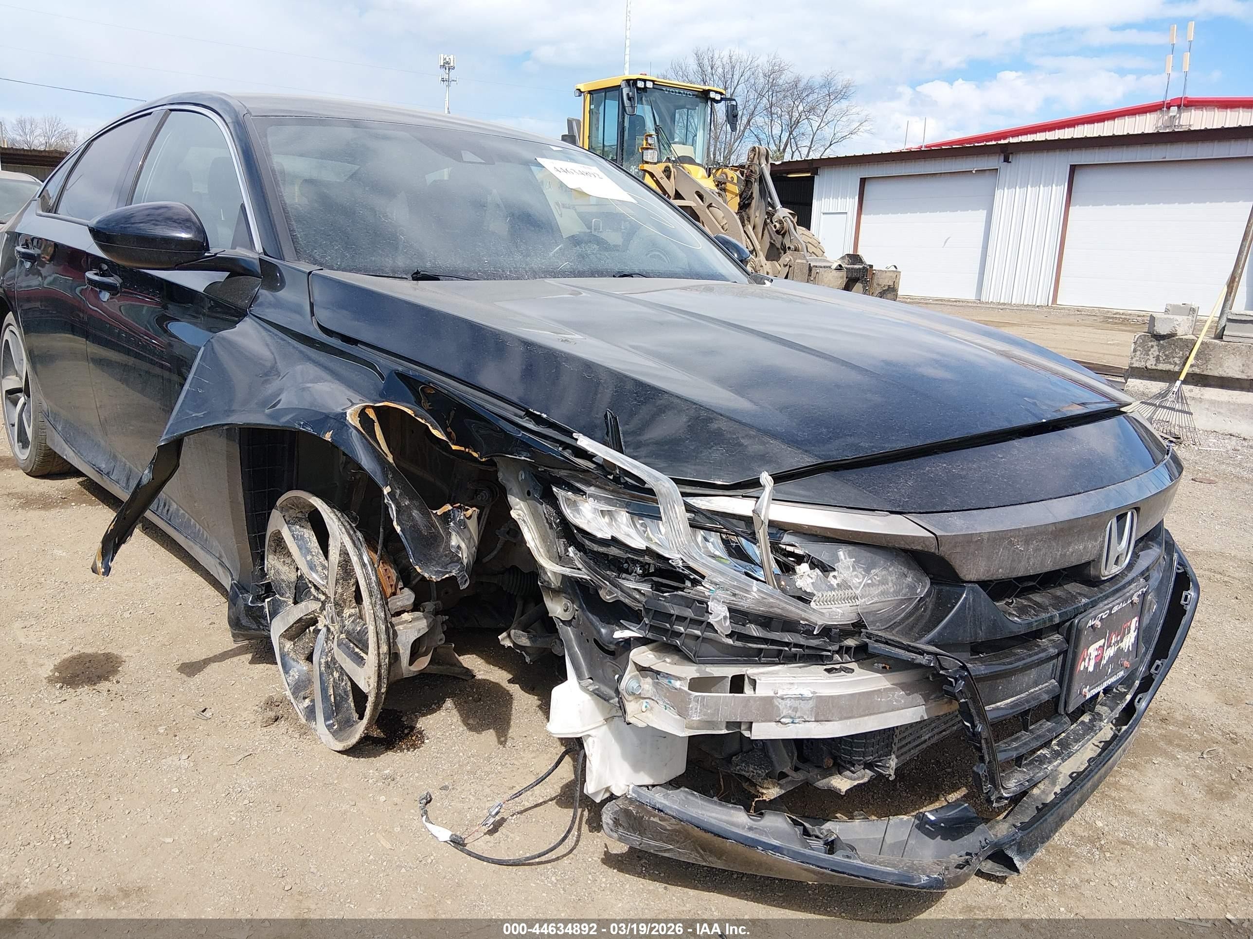 2018 Honda Accord Sport Black vin: 1HGCV1F39JA230932