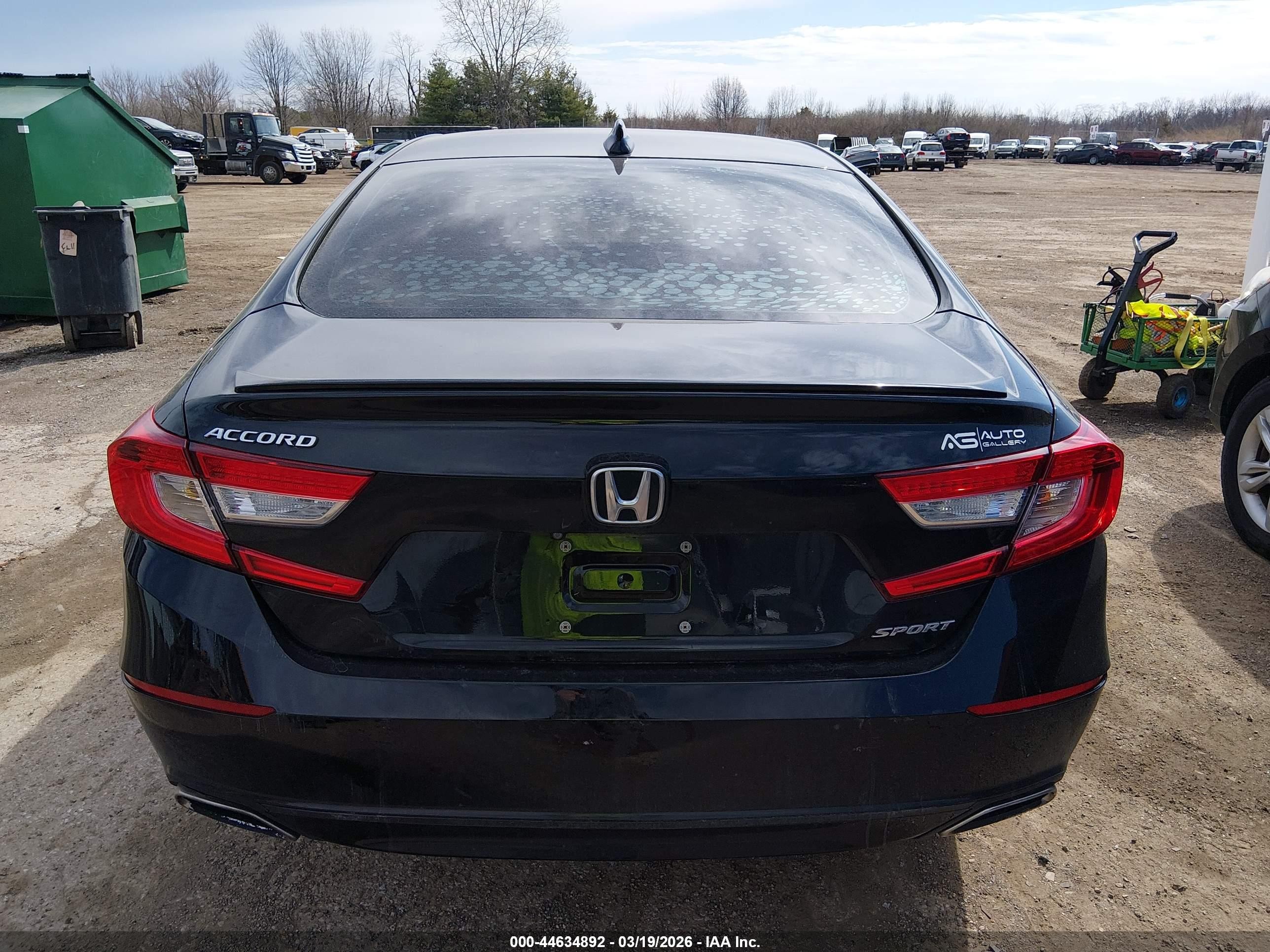 2018 Honda Accord Sport Black vin: 1HGCV1F39JA230932