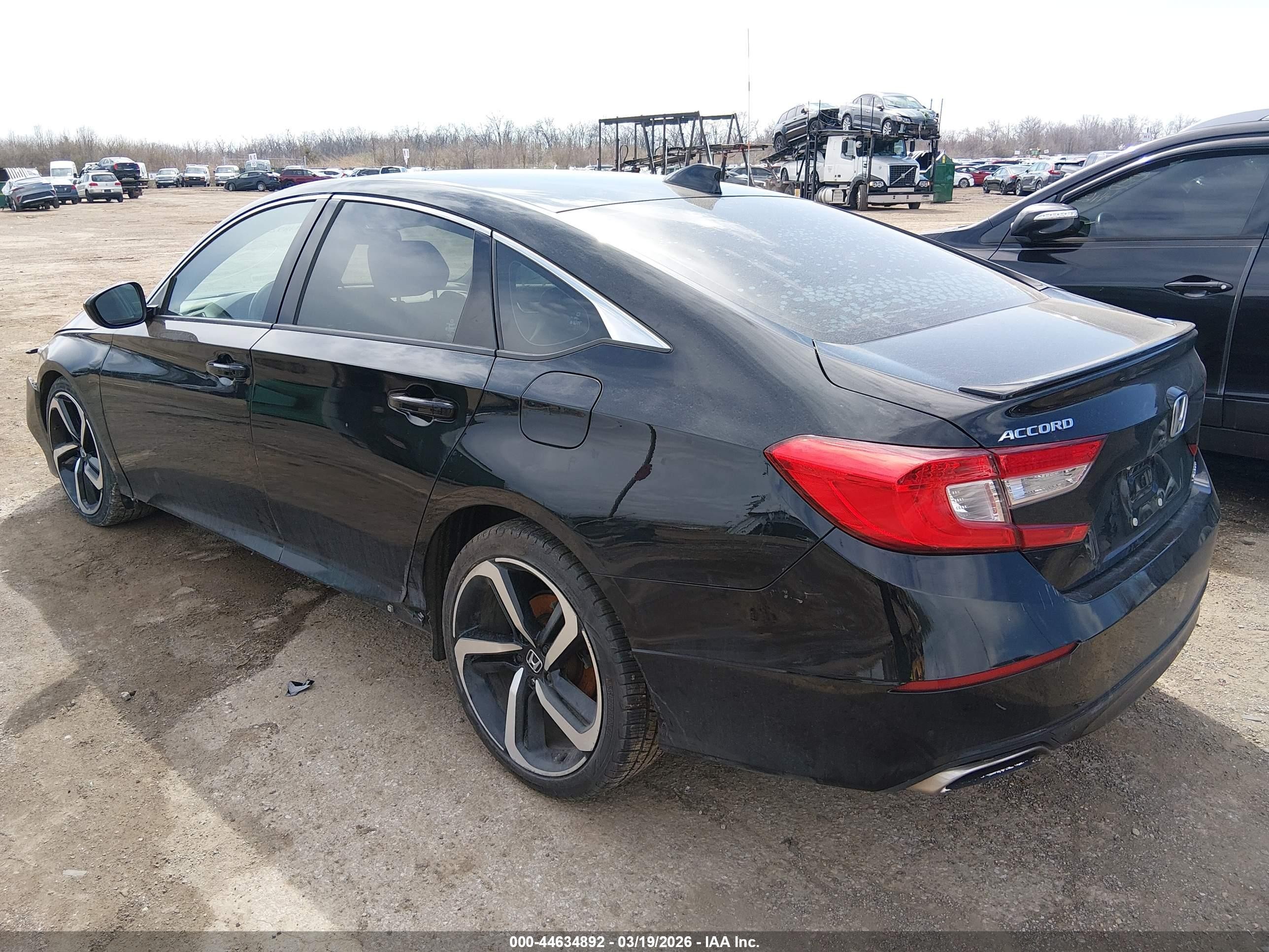 2018 Honda Accord Sport Black vin: 1HGCV1F39JA230932